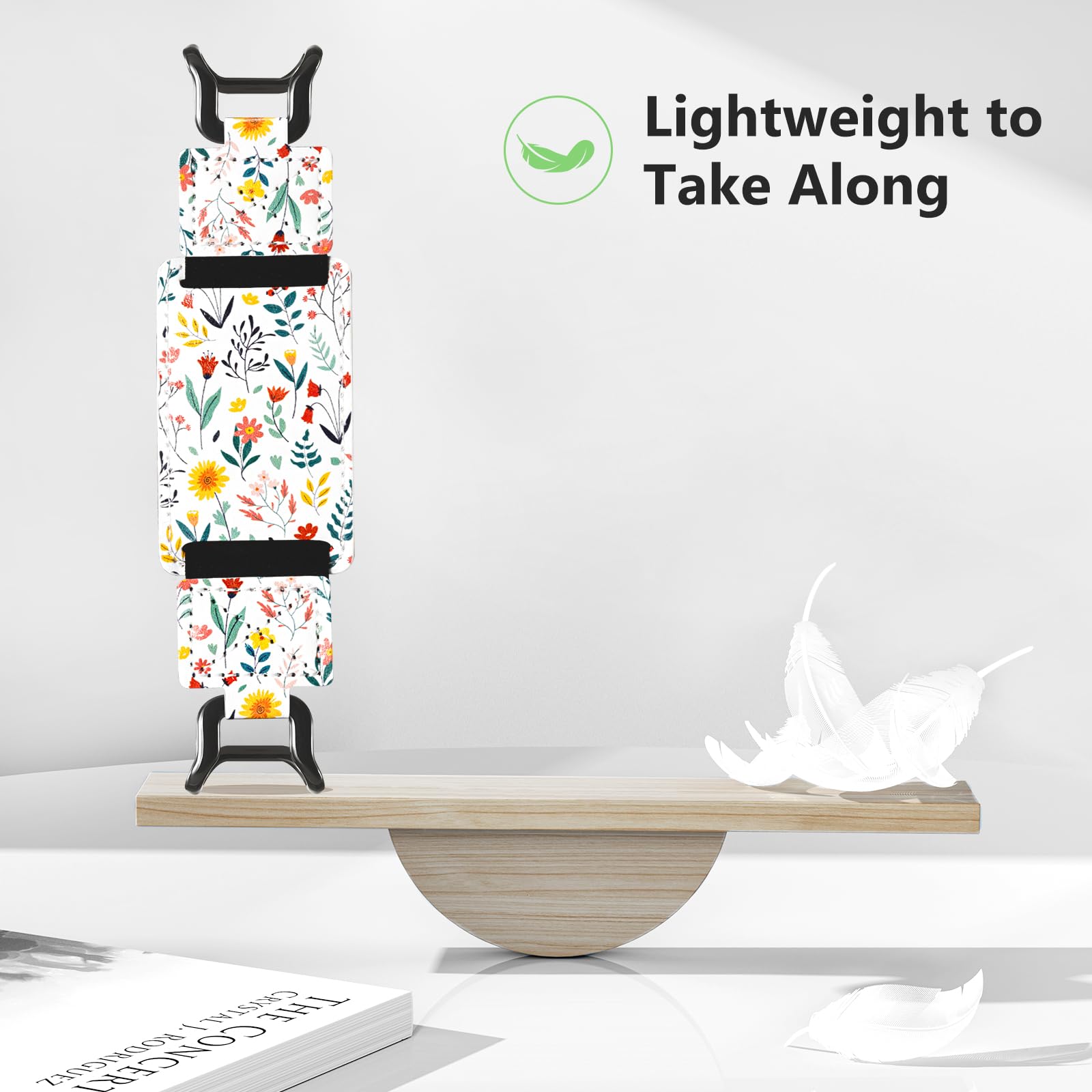 E-Book Tablet 6–7.5 inch Secure Hand Strap–Multiple Prints#Color_Flowers Sea