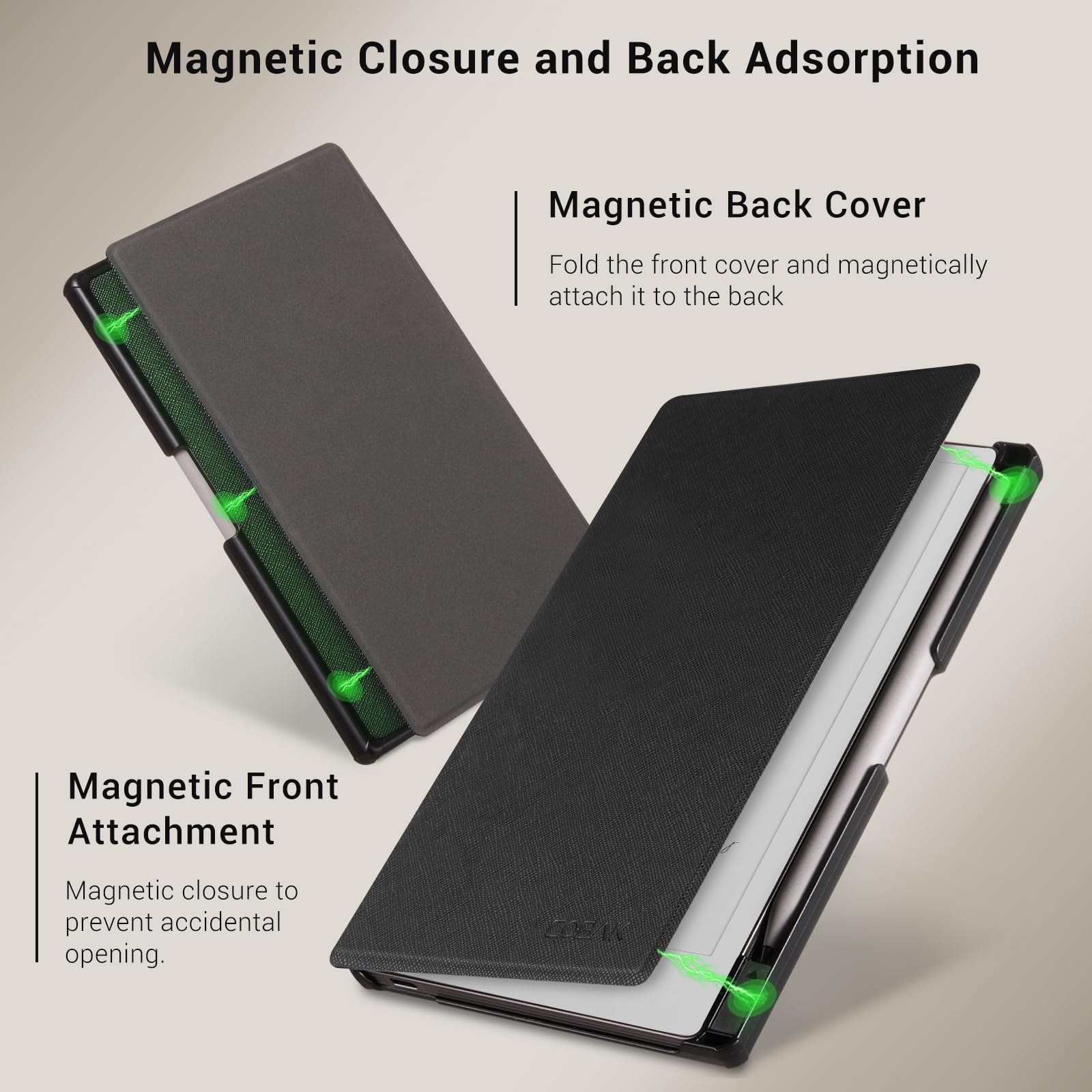 Remarkable Paper Pro Move 7.3 inch (2025) Cross texture Folio Cover