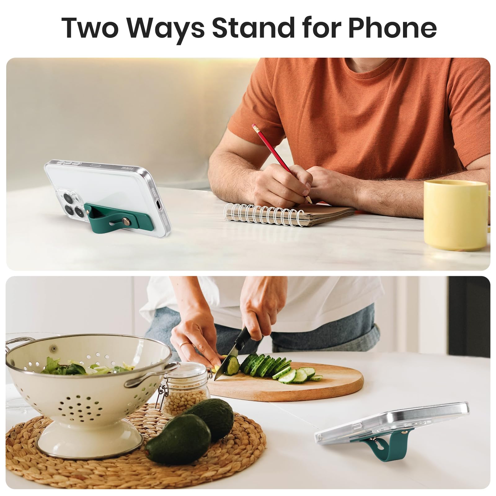 Hand Strap Holder for Kindle & Tablets#Color_Dark Green