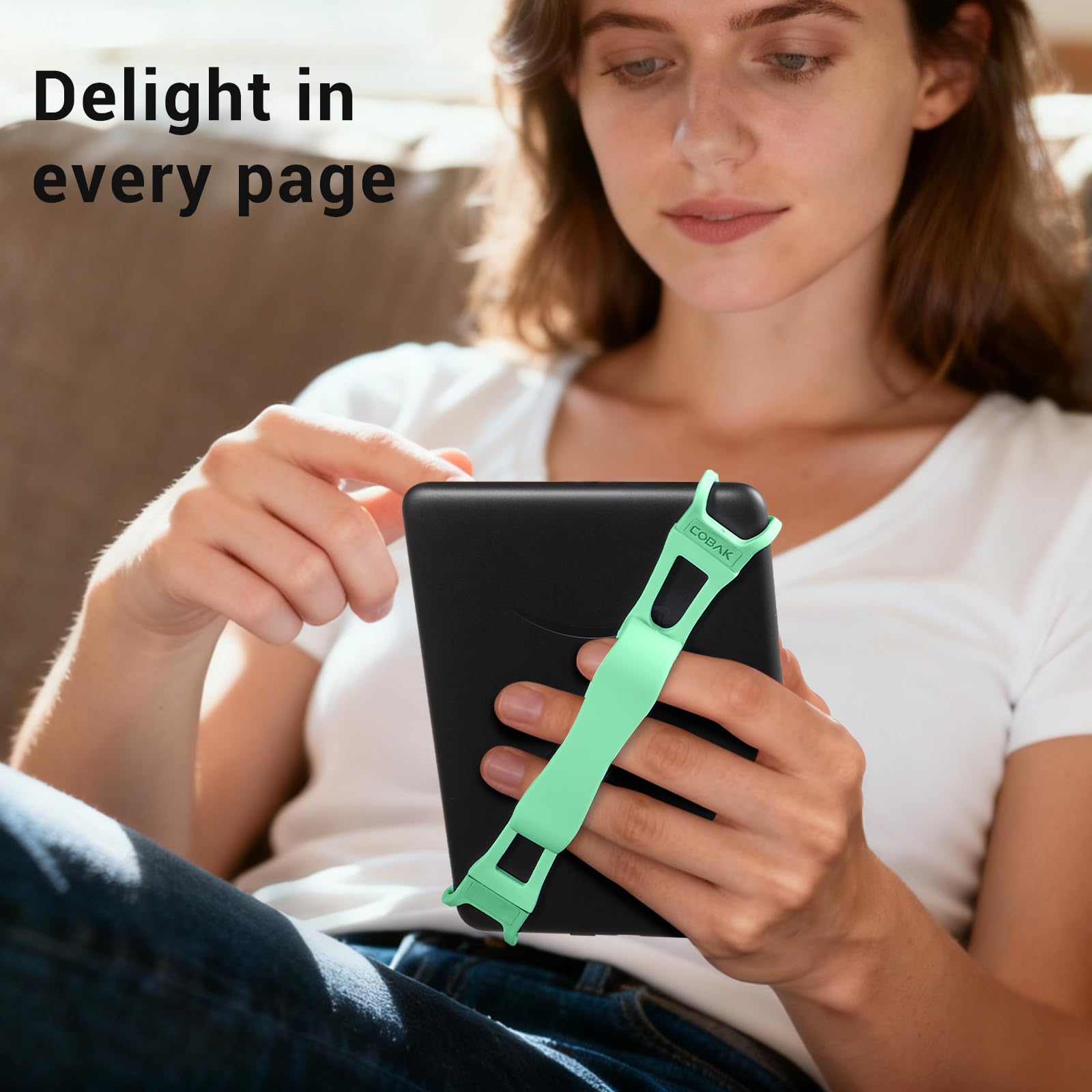 Hand Strap for 6–7.5" E-Book & Tablets#Color_Green