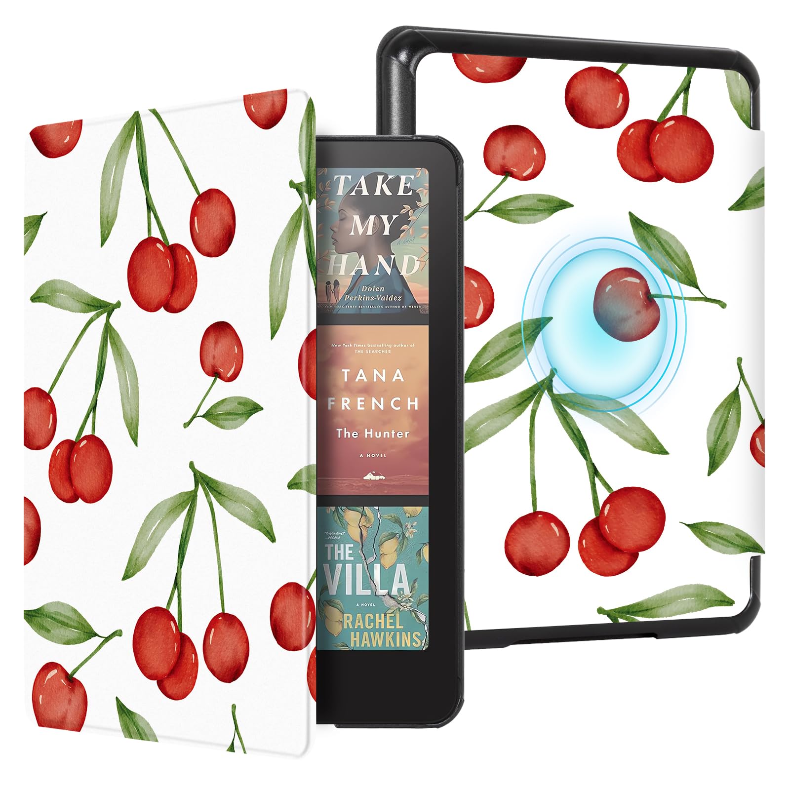 Kindle Paperwhite 12th Gen (2024 7 inch) Magnetic Case#Color_Cherry