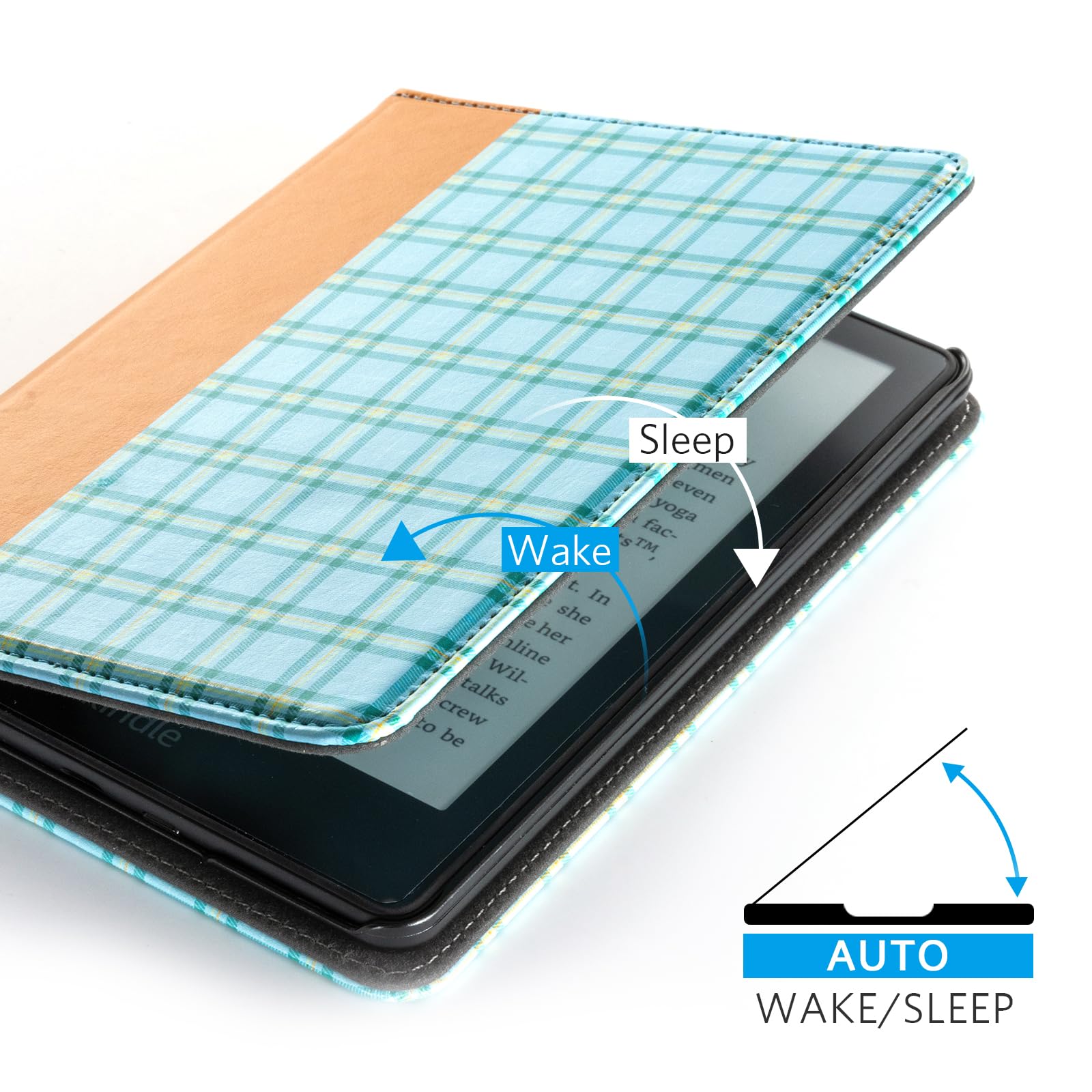Kindle Paperwhite 12th Gen (2024 7 inch) stand-prints#Color_Blue Stripes