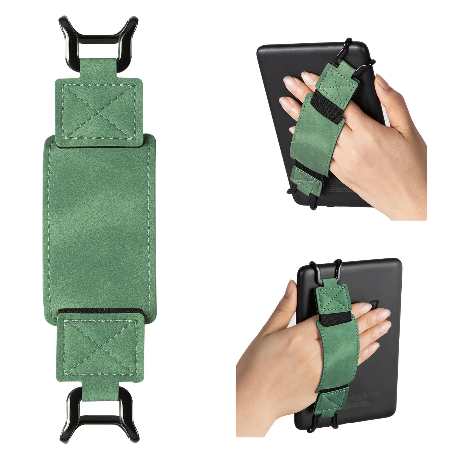 E-Book Tablet 6–7.5 inch Secure Hand Strap#Color_Emerald Green