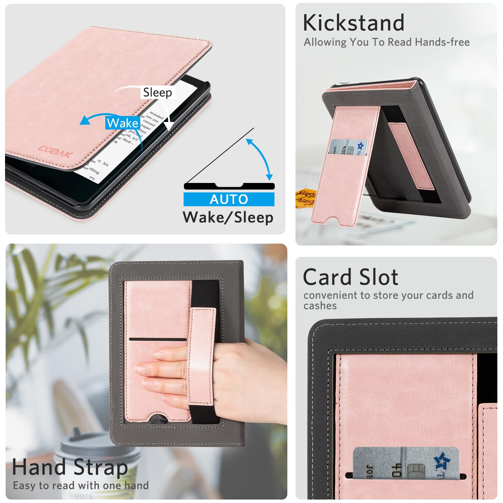 Kindle Paperwhite 12th Gen (2024 7 inch) stand#Color_R64 Pink