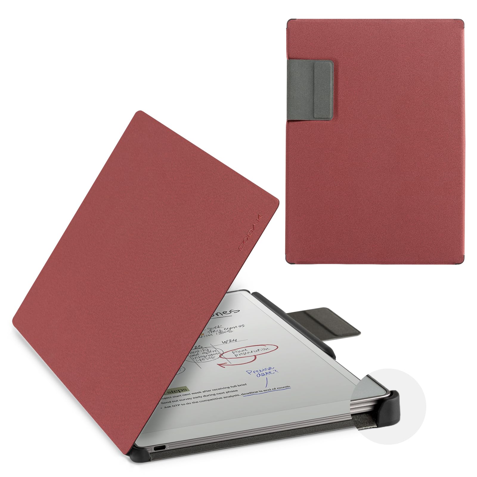 reMarkable Pro Magnetic Case#Color_Wine Red