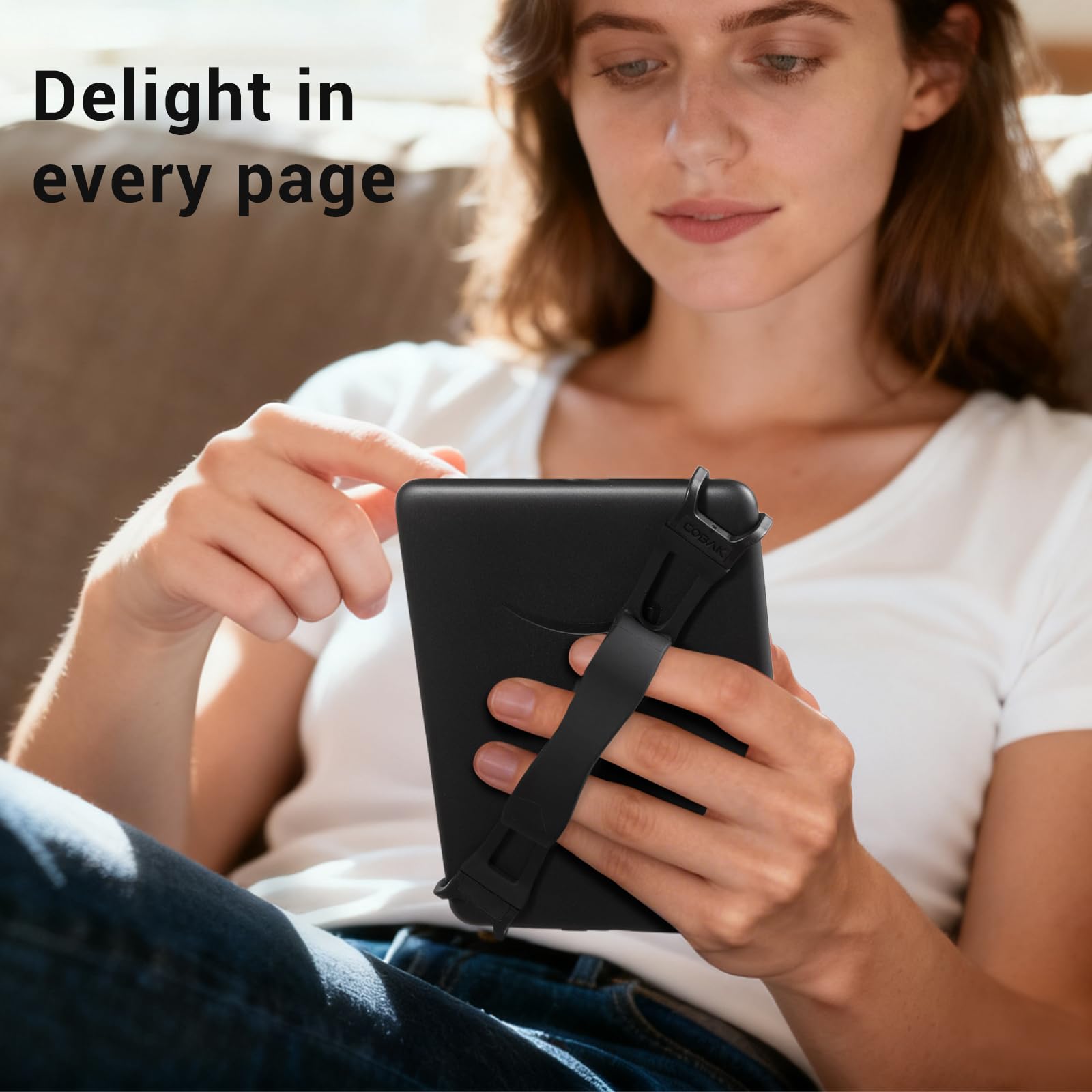 Hand Strap for 6–7.5" E-Book & Tablets#Color_Black