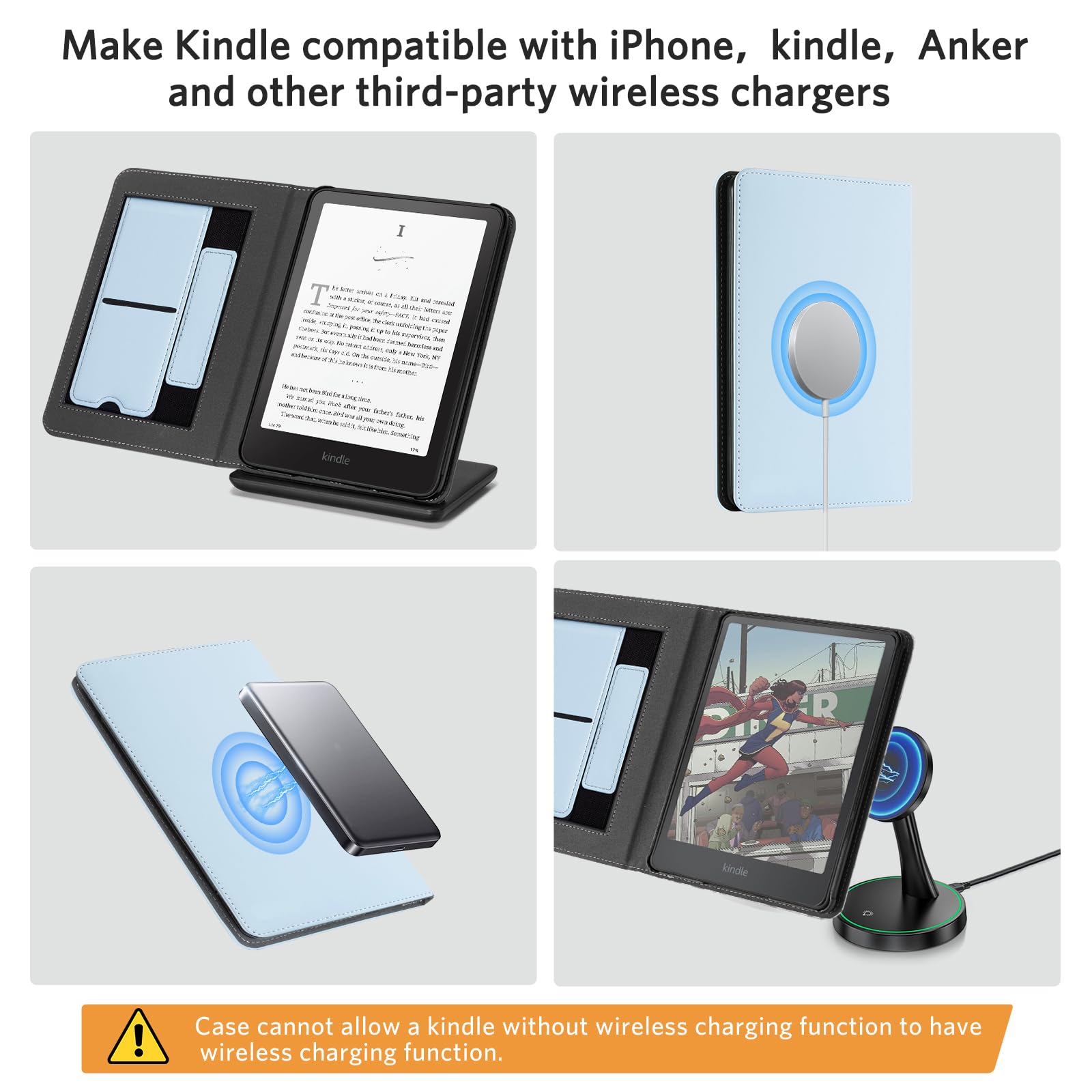 Kindle Paperwhite 12th Gen (2024 7 inch) stand#Color_Sky Blue