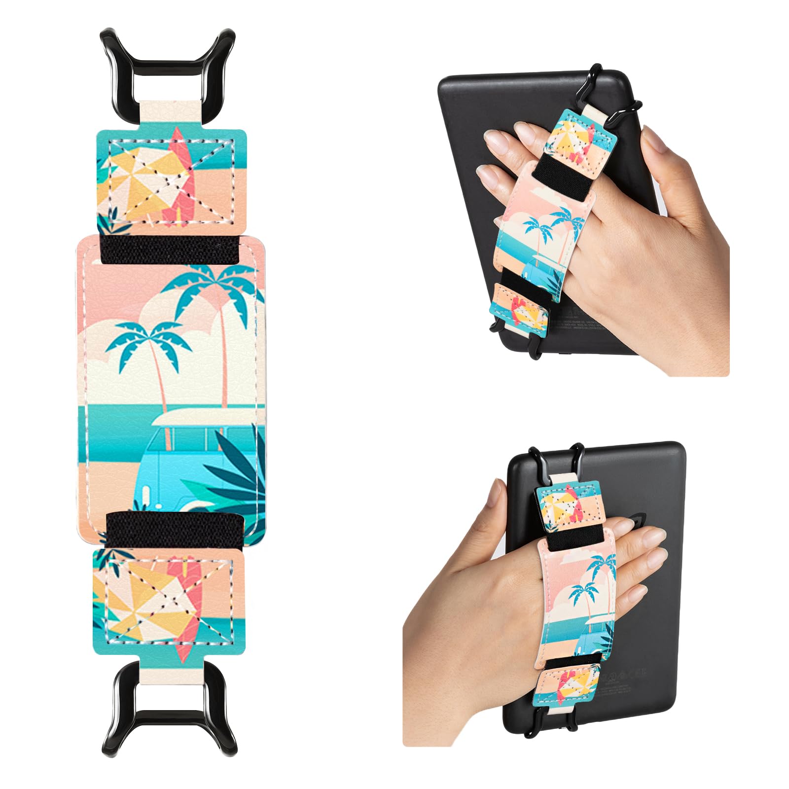 E-Book Tablet 6–7.5 inch Secure Hand Strap–Multiple Prints#Color_Summer