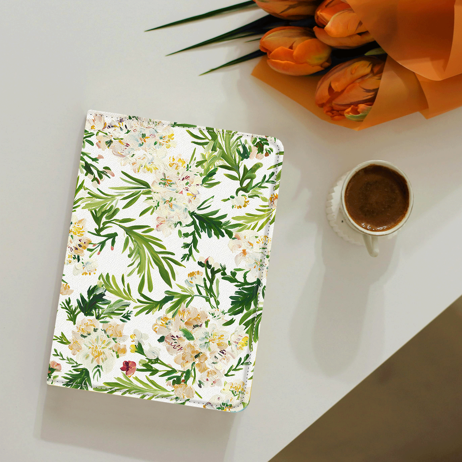 Eden Sea Of Flower Kindle Paperwhite 7 inch Case With Stand