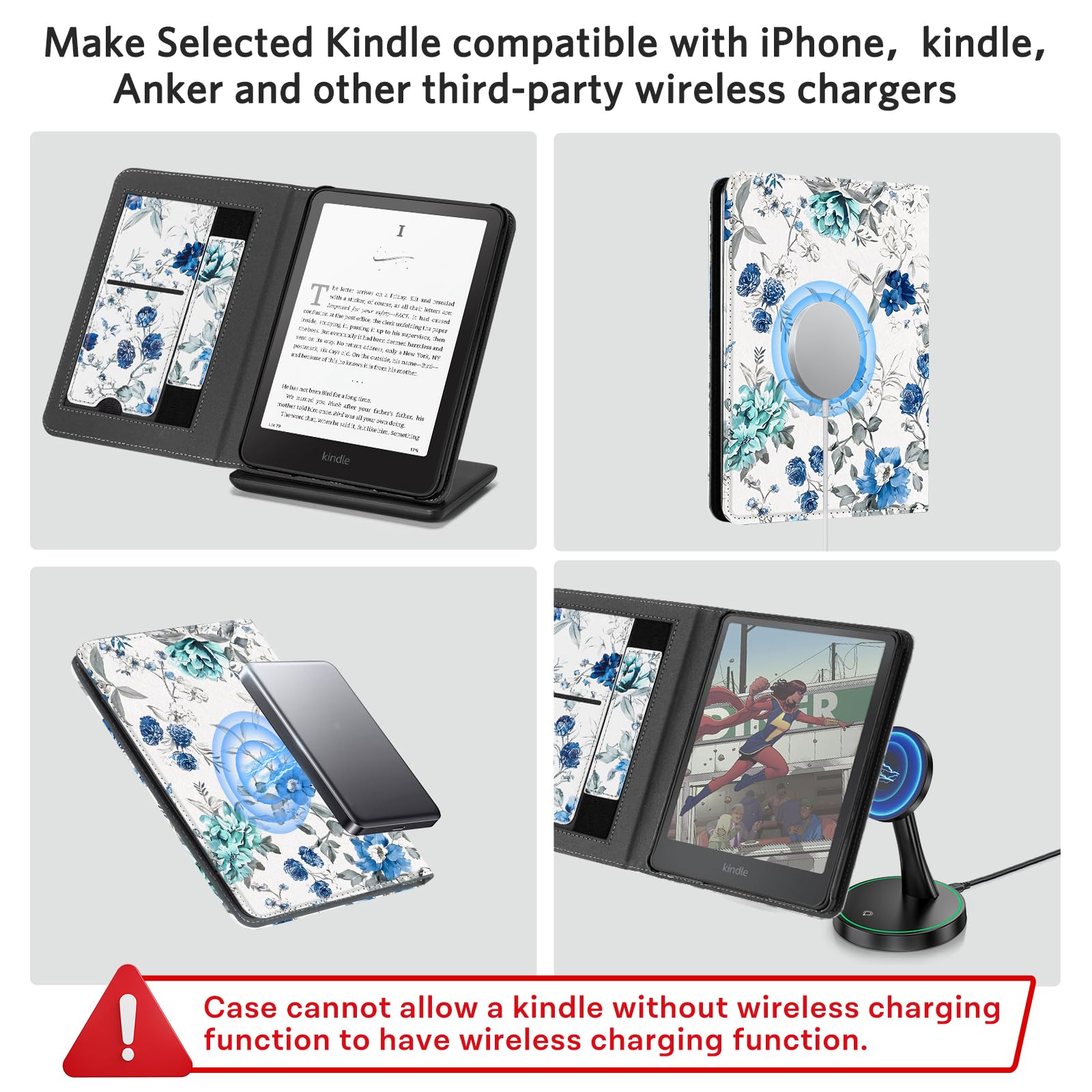 Eden Plaid with Brown 7 Inch Kindle Paperwhite Stand Case
