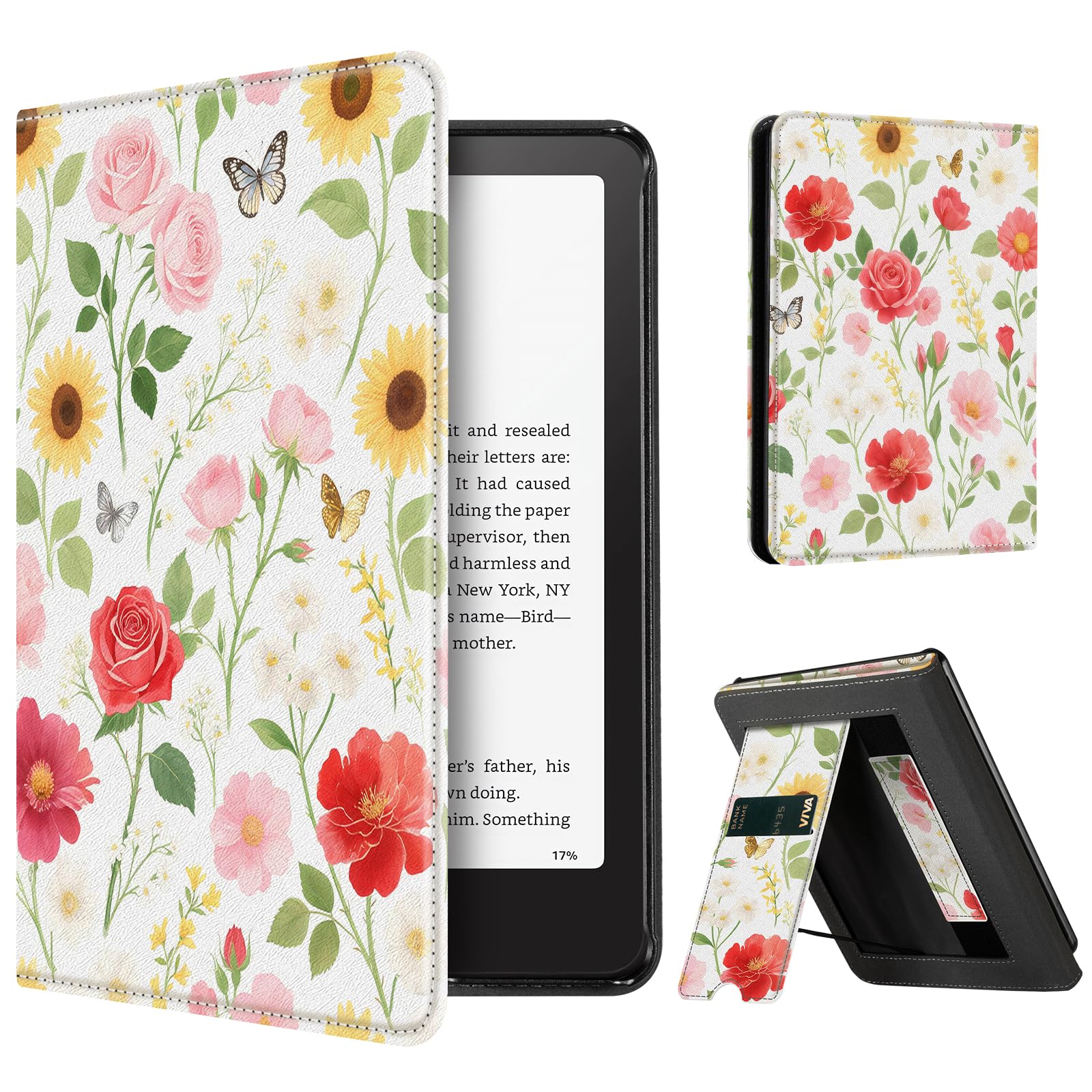 Kindle Paperwhite 12th Gen (2024 7 inch) stand-prints#Color_Eden Pink