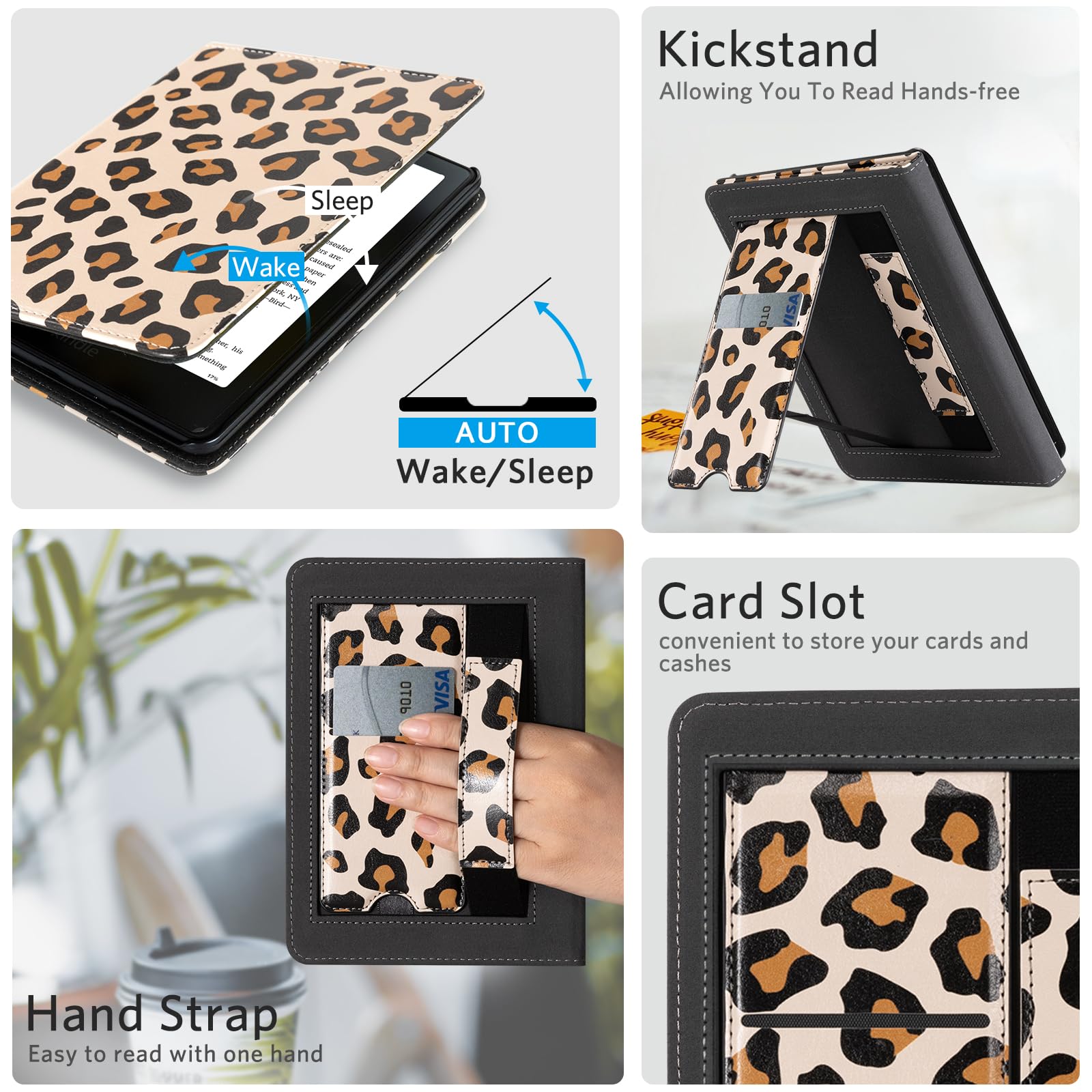 Kindle Paperwhite 12th Gen (2024 7 inch) stand-prints#Color_Leopard Brown