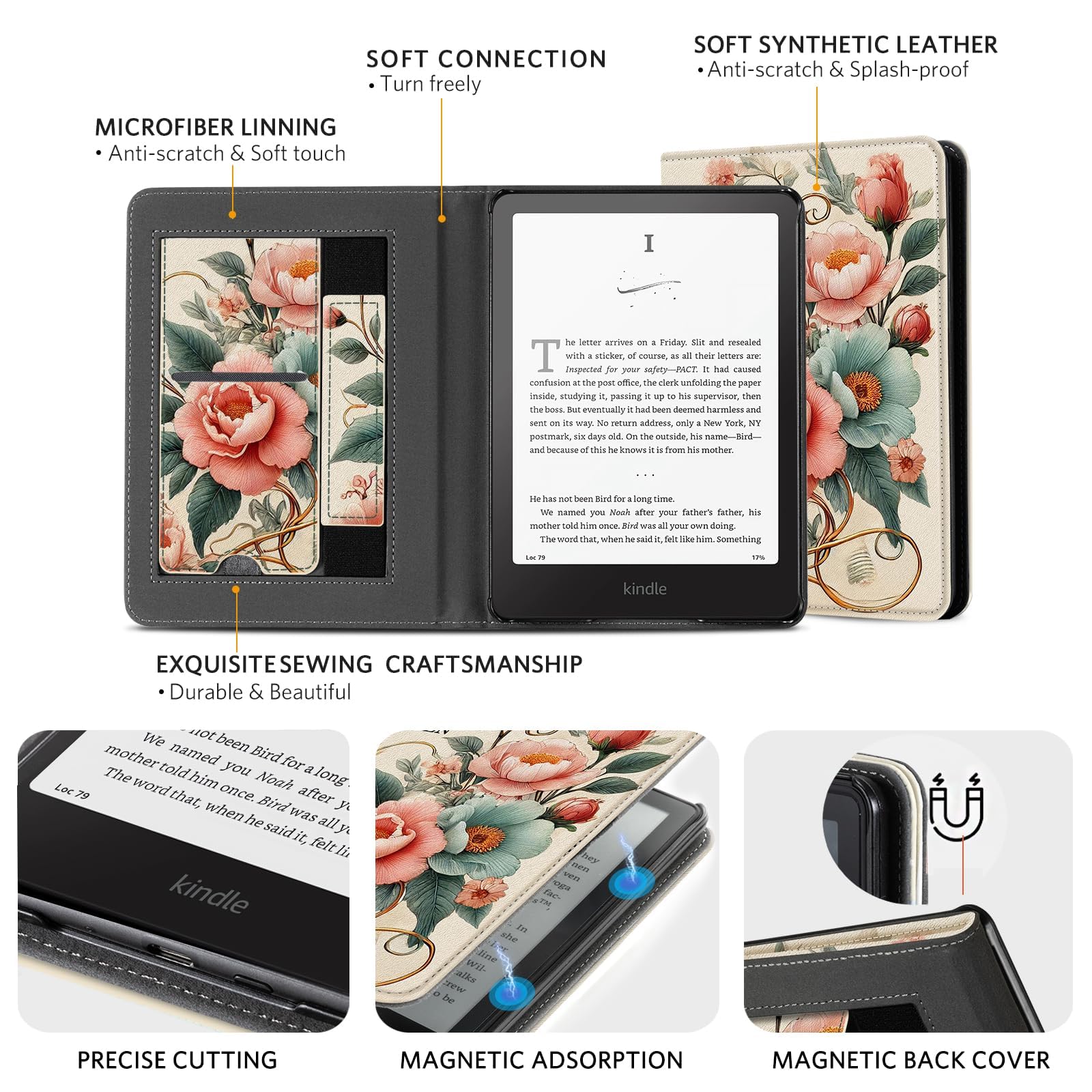 Kindle Paperwhite 12th Gen (2024 7 inch) stand-prints#Color_Wine Red