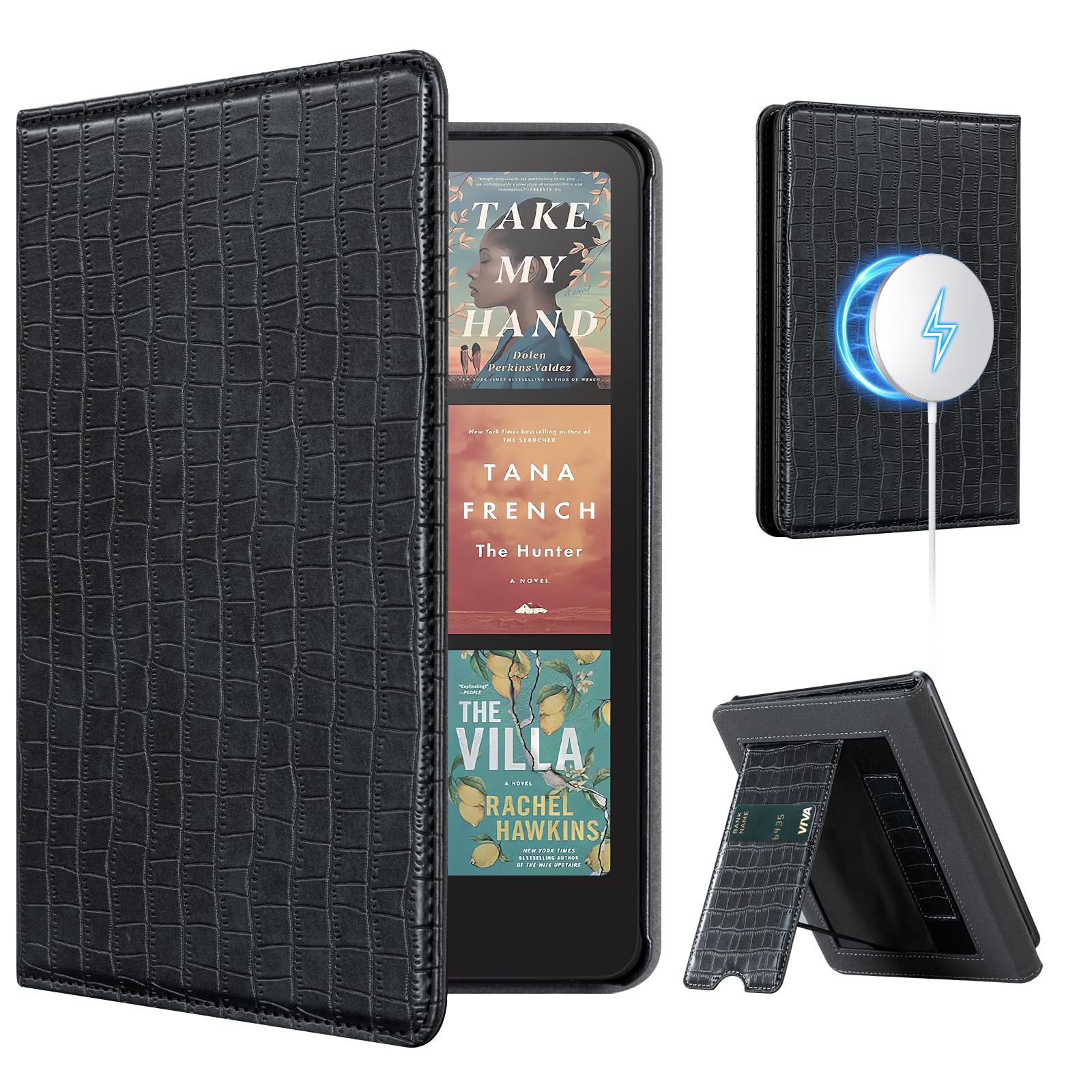 Kindle Paperwhite 12th Gen (2024 7 inch) stand#Color_Croco Black