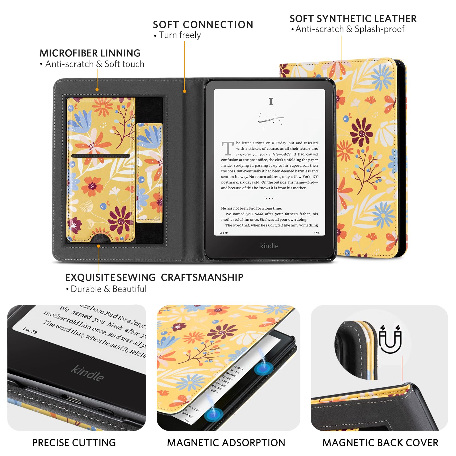 Kindle Paperwhite 12th Gen (2024 7 inch) stand-prints#Color_Gold