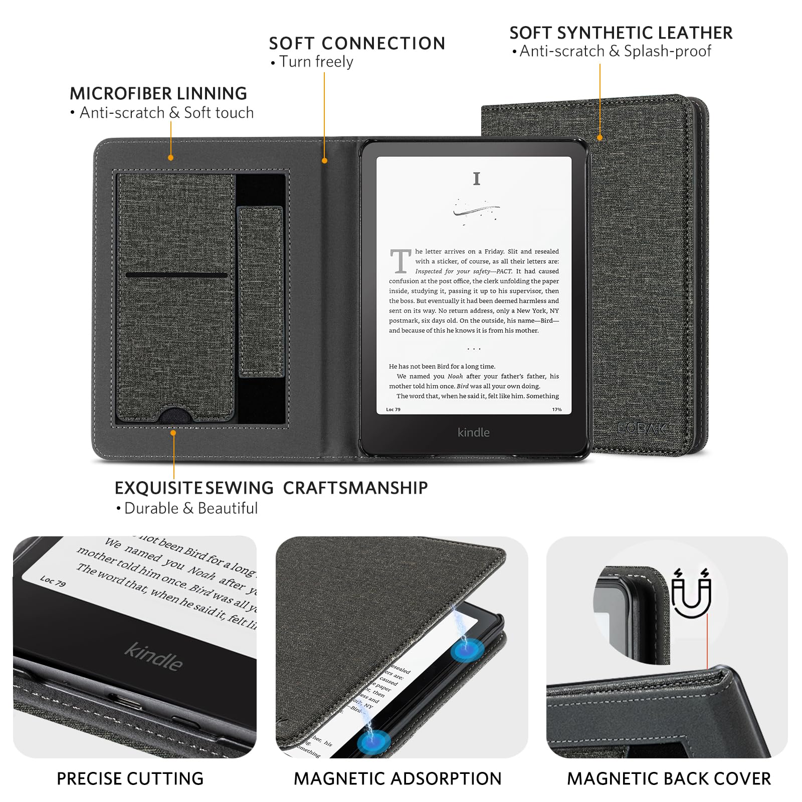 Kindle Paperwhite 12th Gen (2024 7 inch) stand#Color_Gray