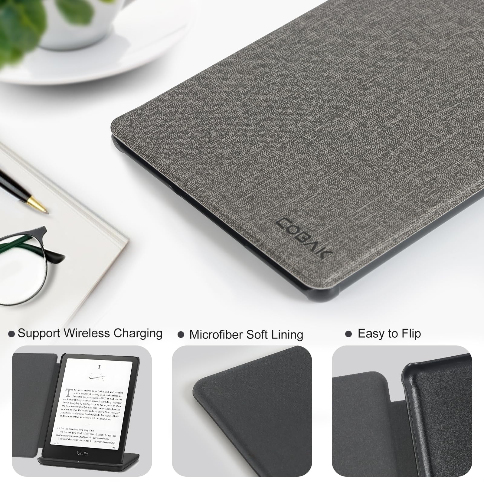 Kindle Paperwhite 12th Gen (2024 7 inch) Basic#Color_Gray