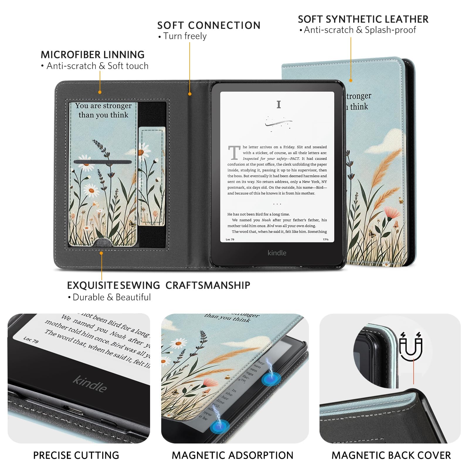 Kindle Paperwhite 12th Gen (2024 7 inch) stand-prints#Color_Sky Blue