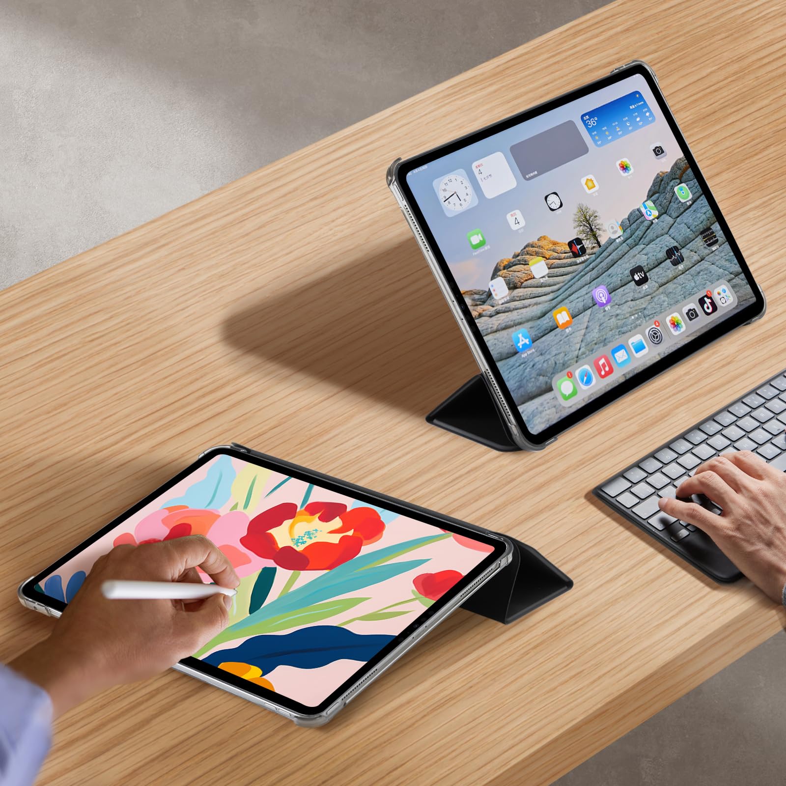 iPad Pro 13 Inch (2024) Tri-Fold Magnetic Stand