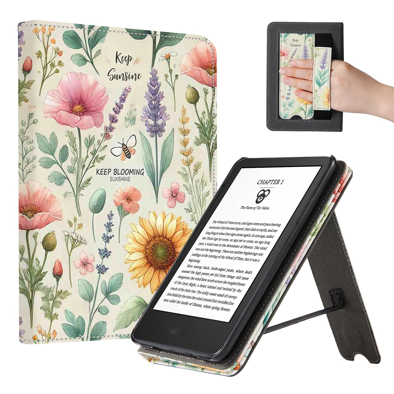 Eden Sunshine Garden 6 inch kindle paperwhite stand Case