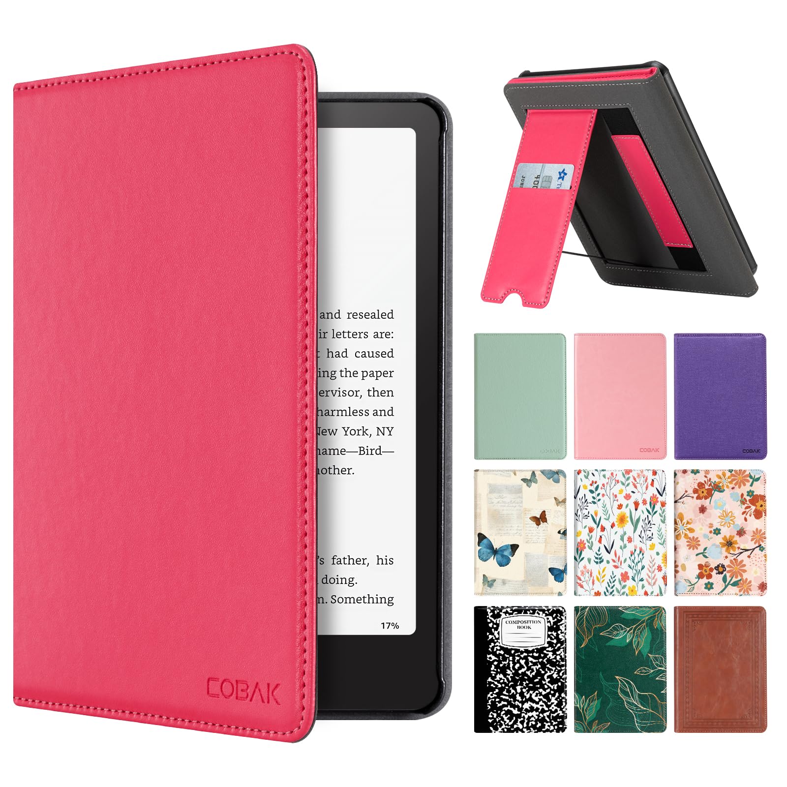 Kindle Paperwhite 12th Gen (2024 7 inch) stand#Color_Raspberry