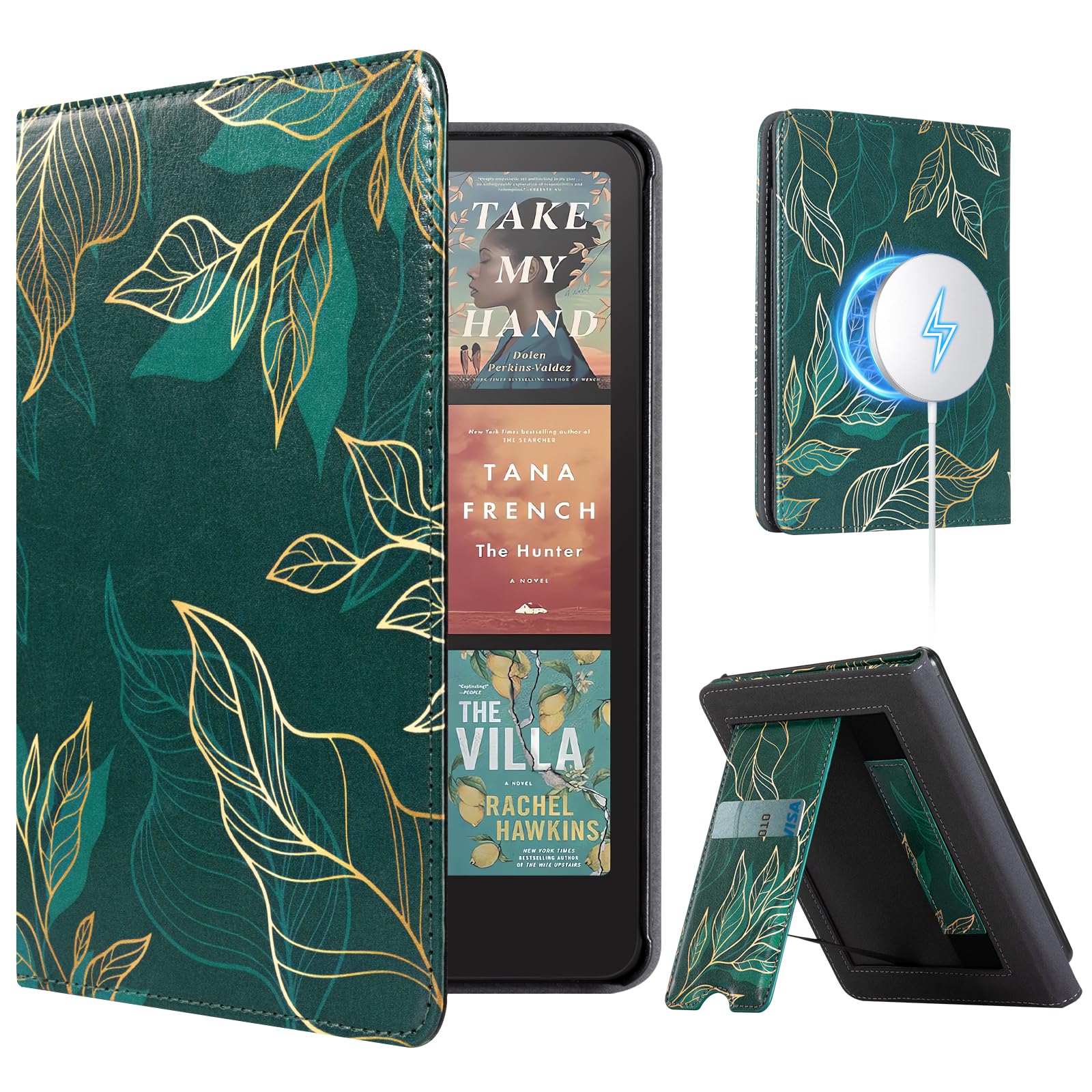 Kindle Paperwhite 12th Gen (2024 7 inch) stand-prints#Color_Dark Green