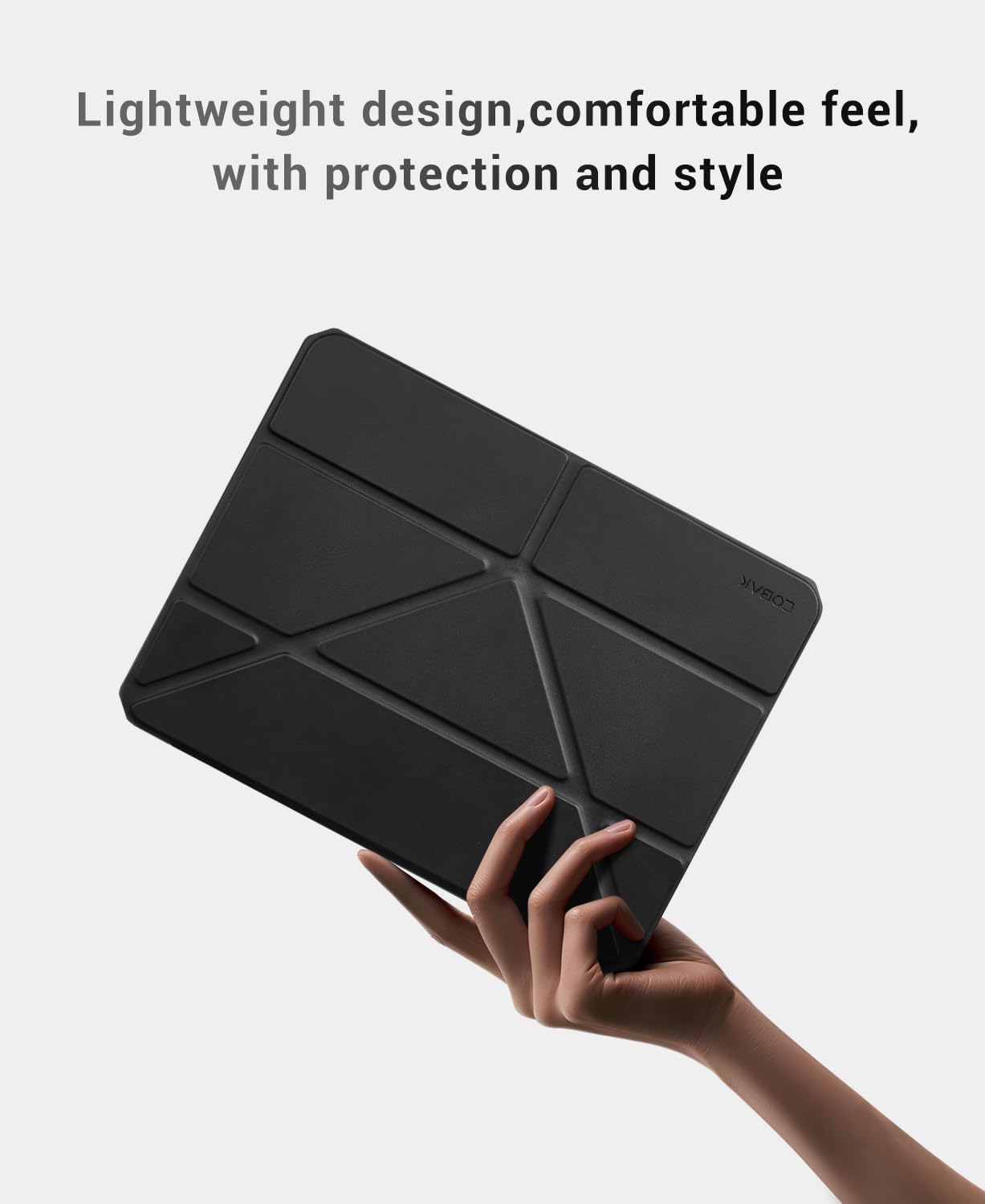 iPad 11th Gen (A16) 11" (2025) & 10th Gen 10.9" (2022) Case With Magnetic Stand#Color_Black