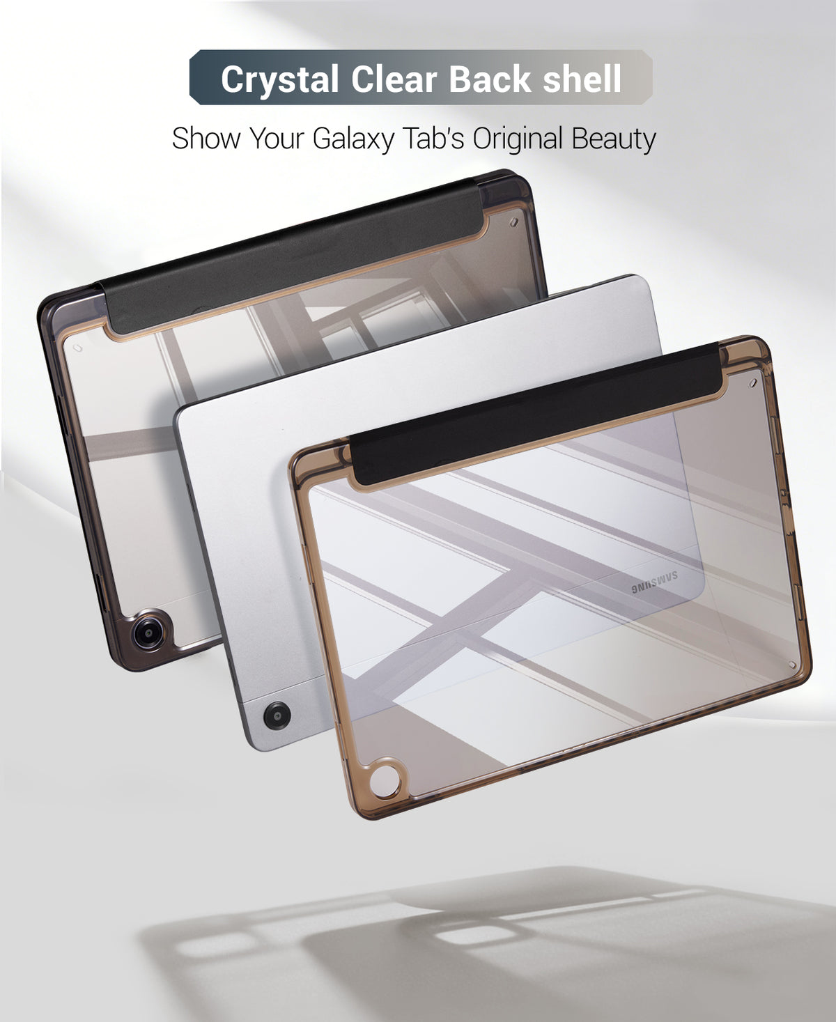 Galaxy Tab A11+ / A9+ 11" Multi-Angle Y-Fold Case#Color_Black