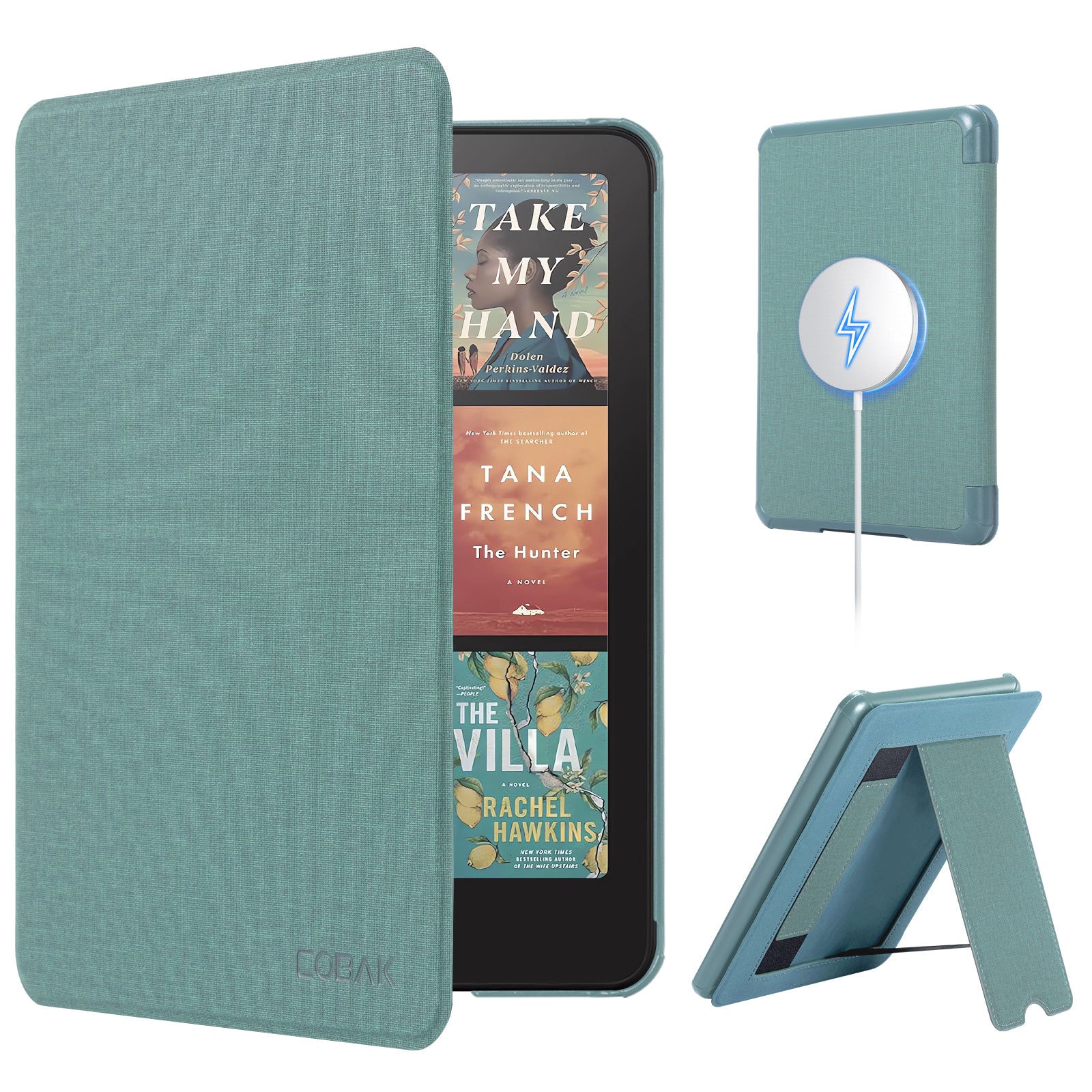 Kindle Paperwhite 12th Gen 7 inch (2024) Lightweight Case With Stand#Color_Misty Blue