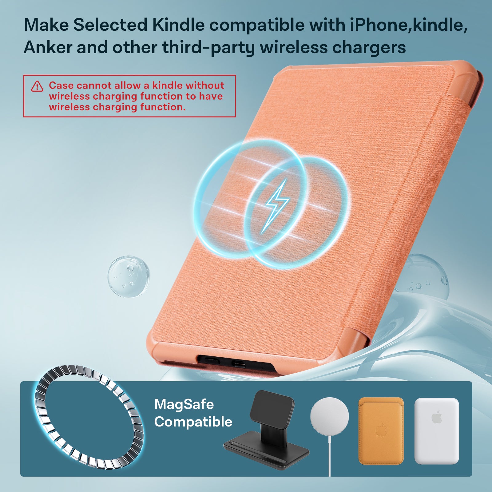 Kindle Paperwhite 12th Gen 7 inch (2024) Lightweight Case With Stand#Color_Fabric Pink