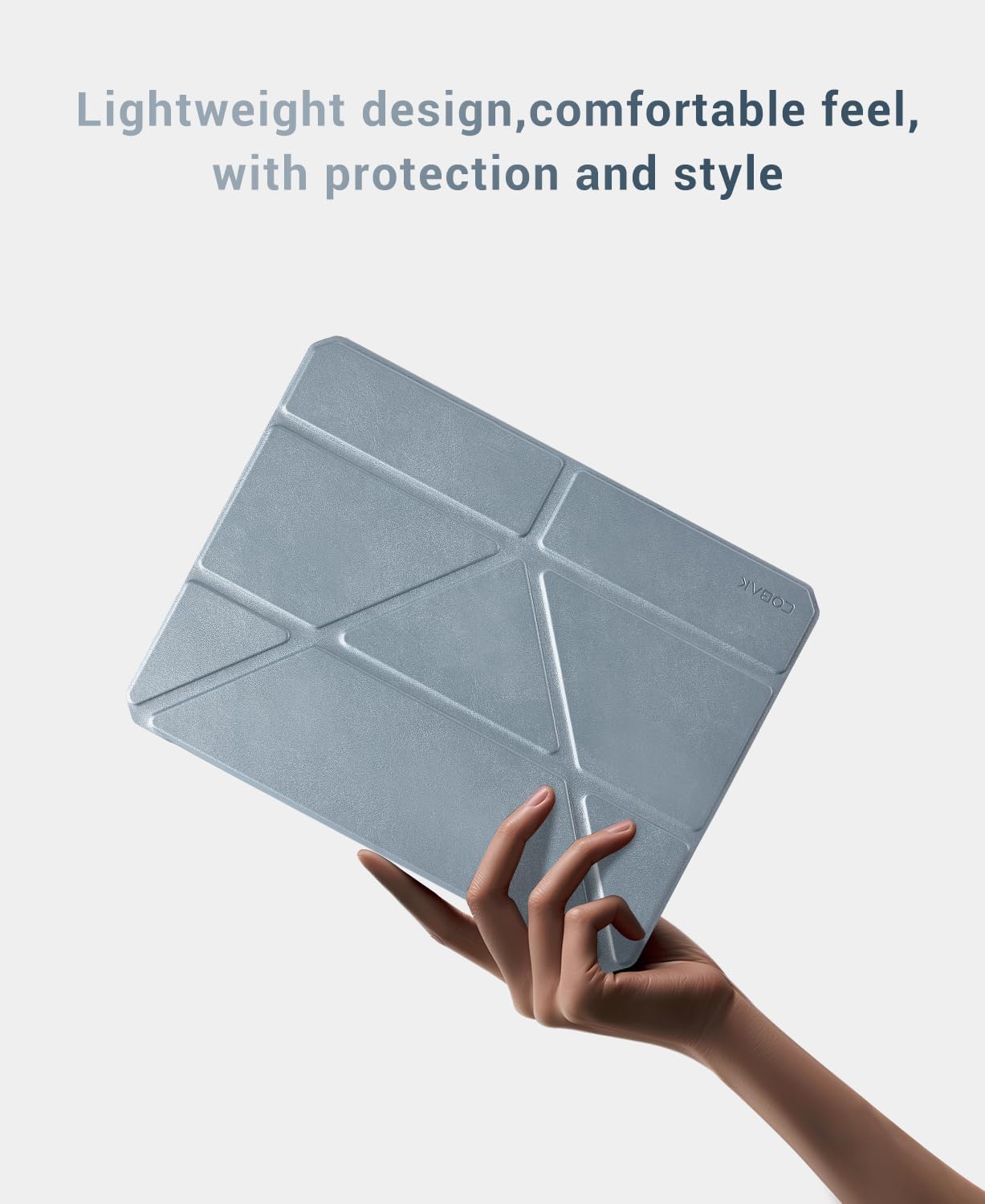 iPad 11th Gen (A16) 11" (2025) & 10th Gen 10.9" (2022) Case With Magnetic Stand#Color_Light Blue