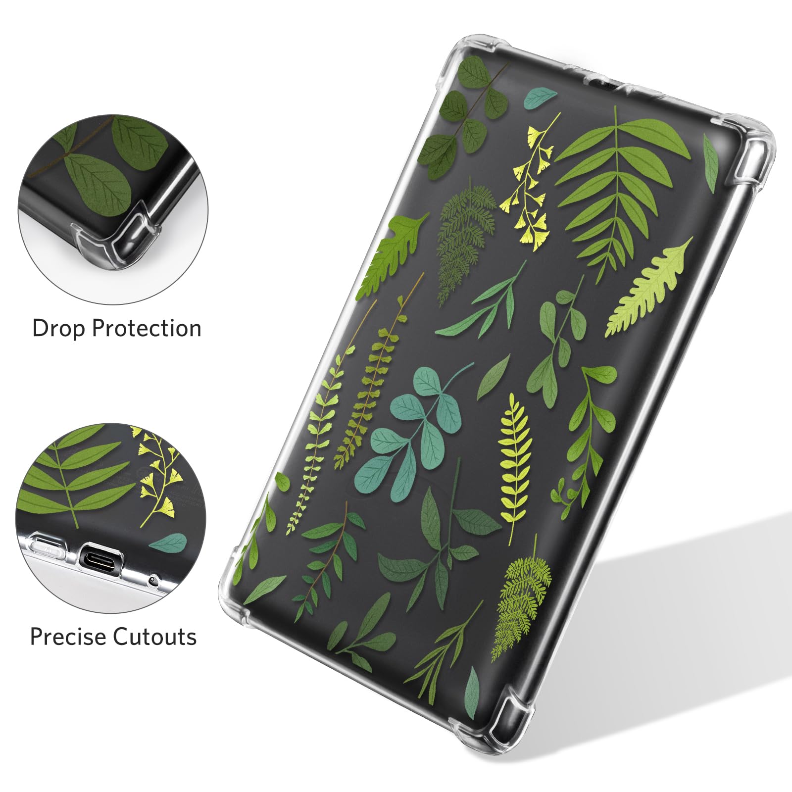 Eden Fresh Bloom 7 inch kindle paperwhite clear#Color_Green