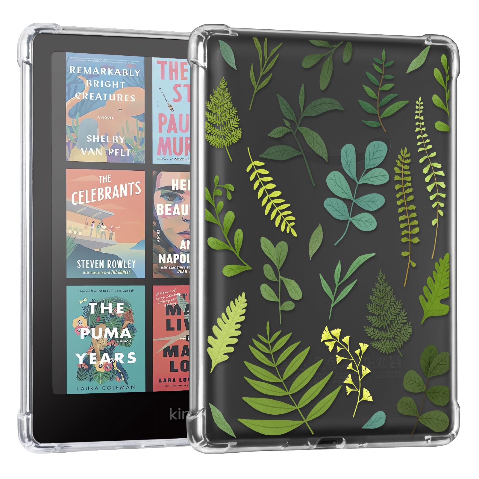 Eden Fresh Bloom 7 inch kindle paperwhite clear#Color_Green