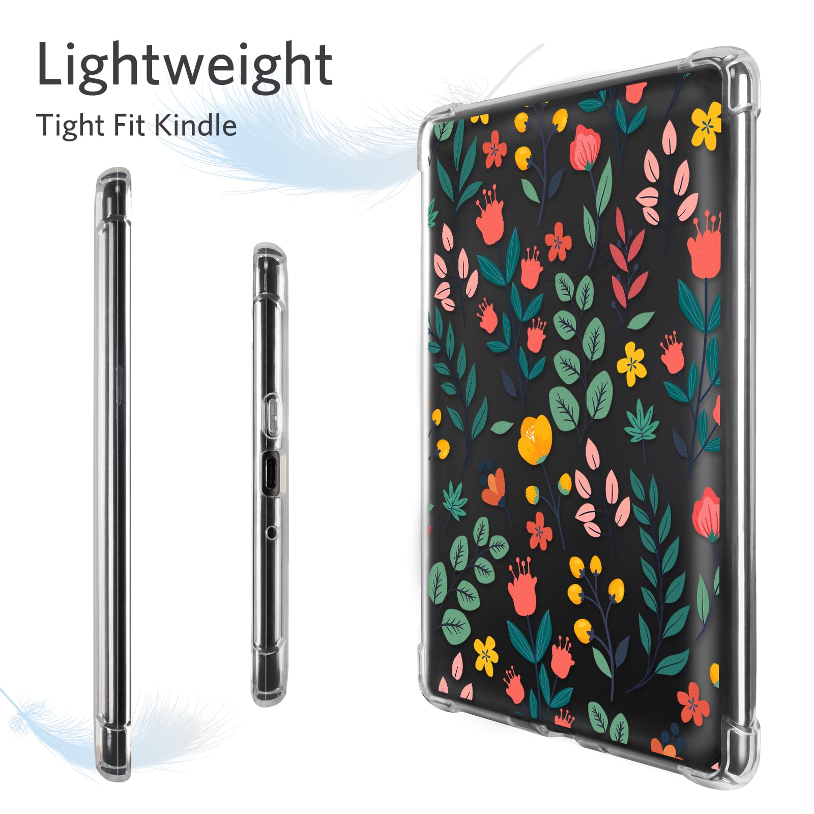 Eden Fresh Bloom 7 inch kindle paperwhite clear#Color_Red