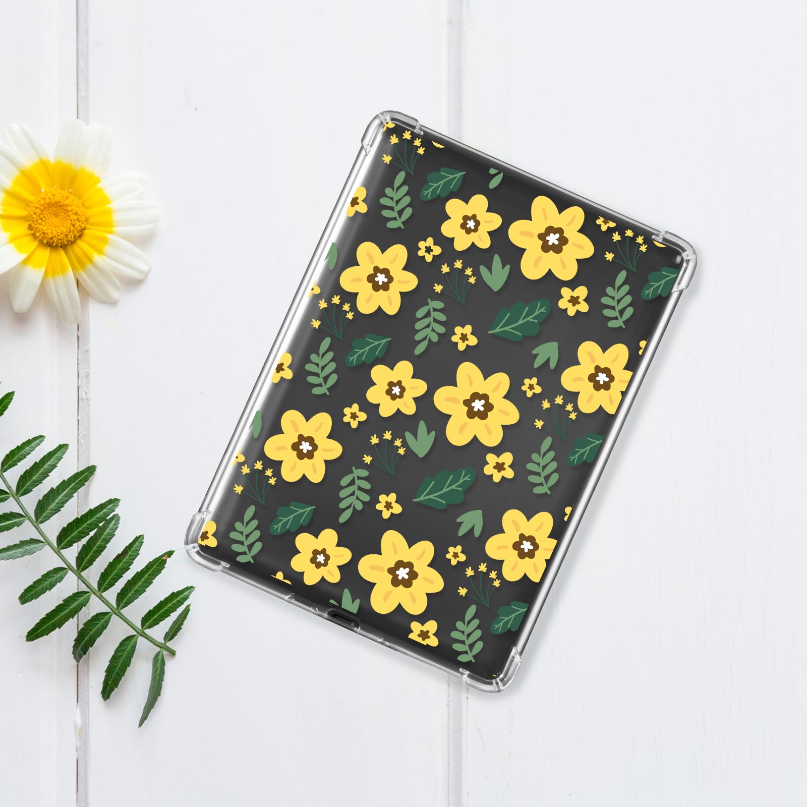 Eden Fresh Bloom 7 inch kindle paperwhite clear#Color_Yellow
