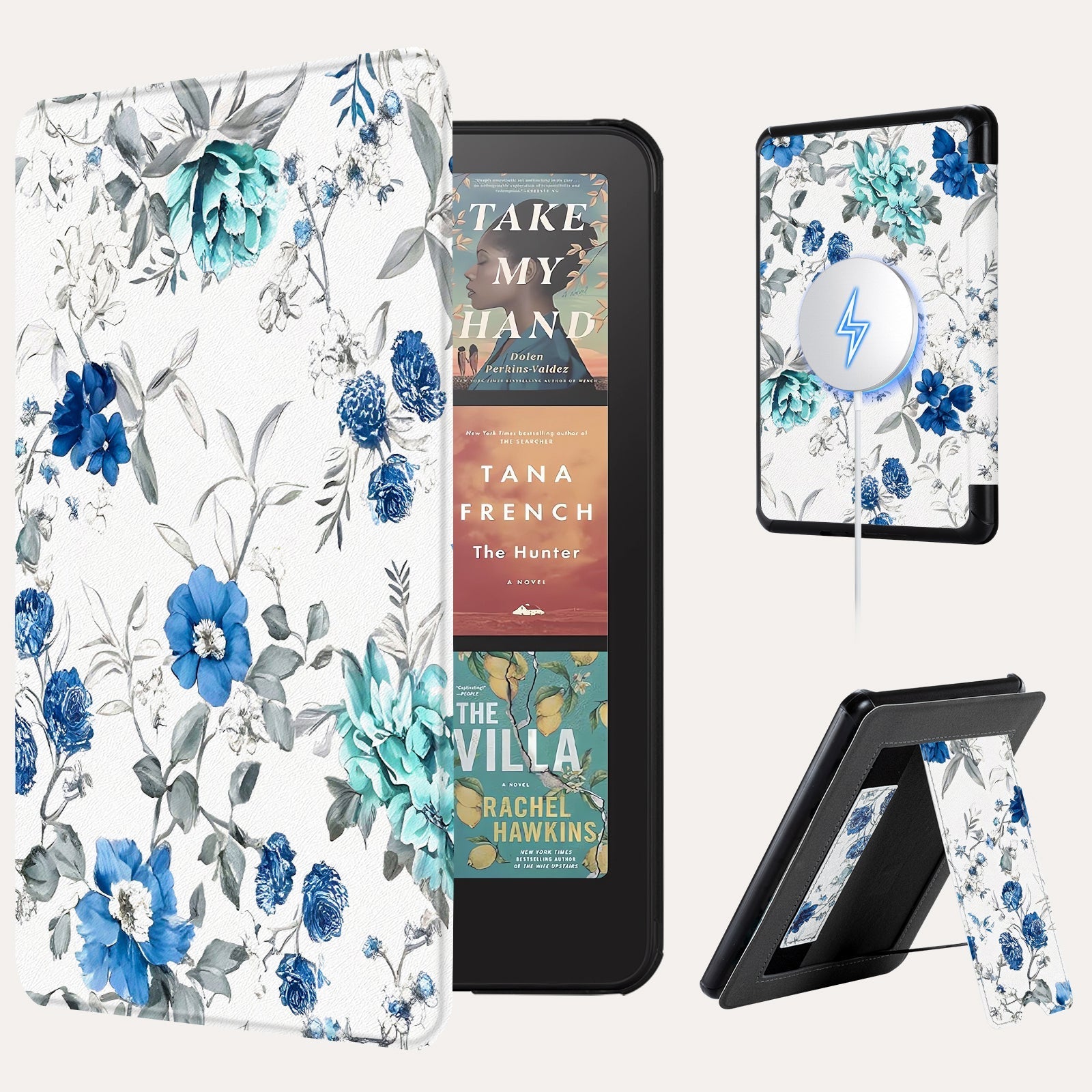 Kindle Paperwhite 12th Gen (2024 7 inch) Voltage Stand#Color_Blue Floral