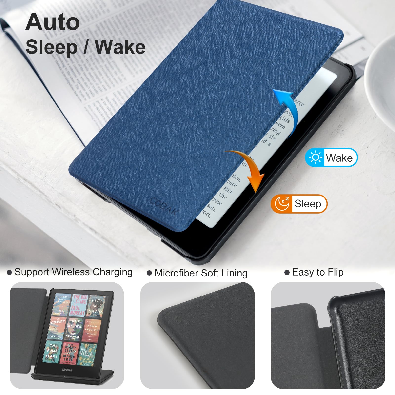 Essentials Cross Pattern Mag Ring Kindle Paper White 6th-Magnetic#Color_Cross Dark Blue