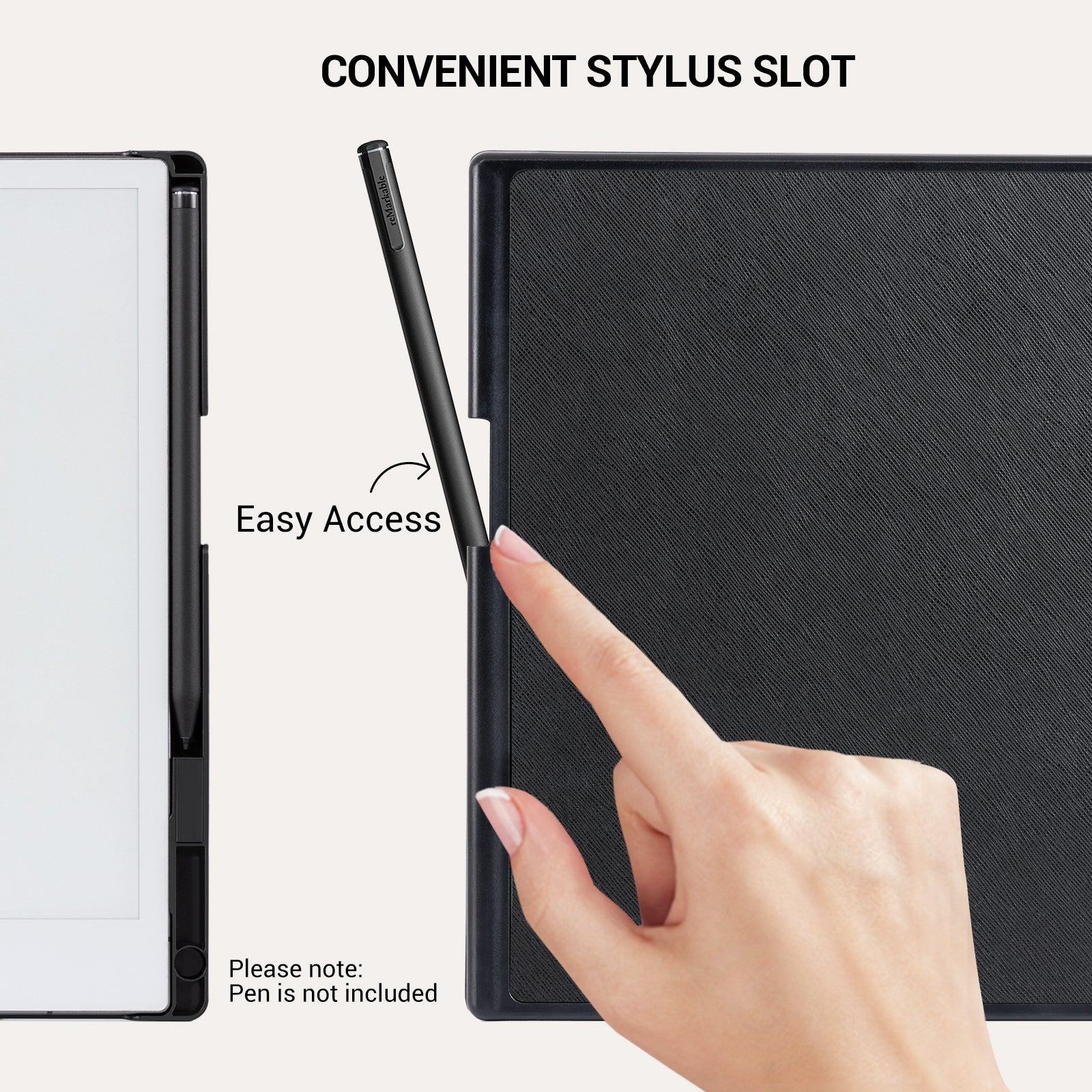Essentials Cross reMarkable 2 Basic#Color_Cross Black