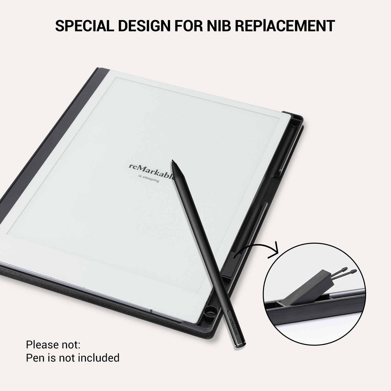 Essentials Cross reMarkable 2 Basic#Color_Cross Black