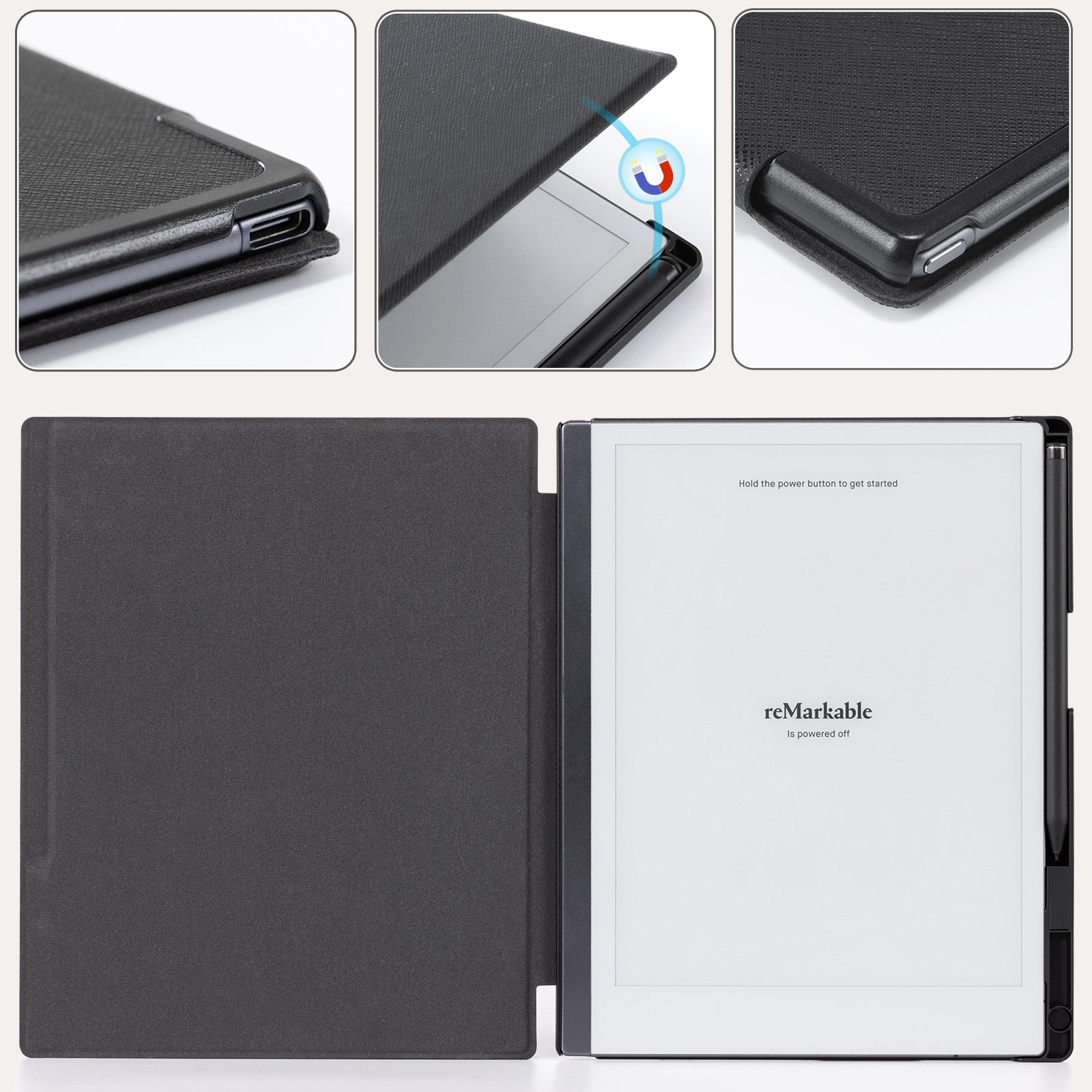 Essentials Cross reMarkable 2 Basic#Color_Cross Black
