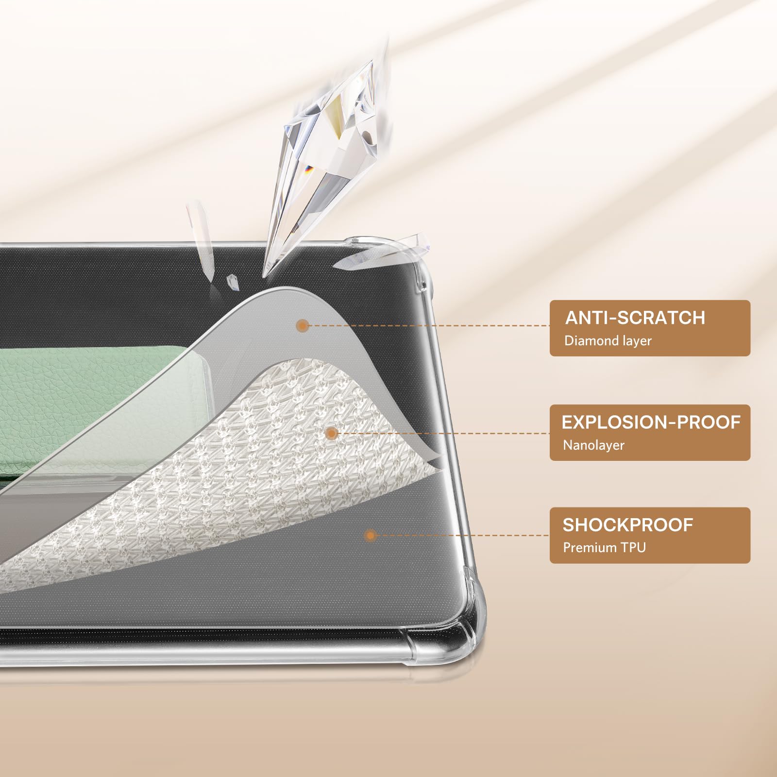 Essentials Kindle Paperwhite 6th Hand Strap with stand#Color_Sage Green
