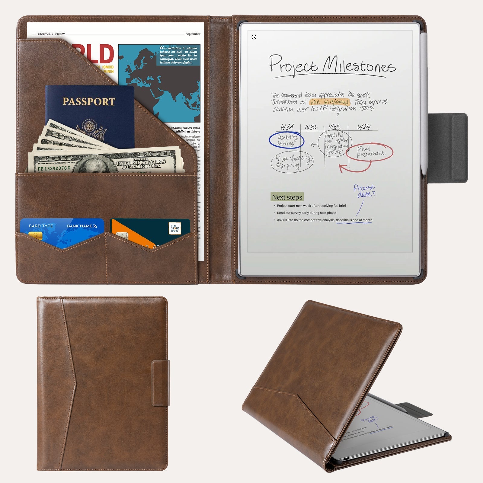 Essentials Leather reMarkable Pro-Edge#Color_Cowhide Brown