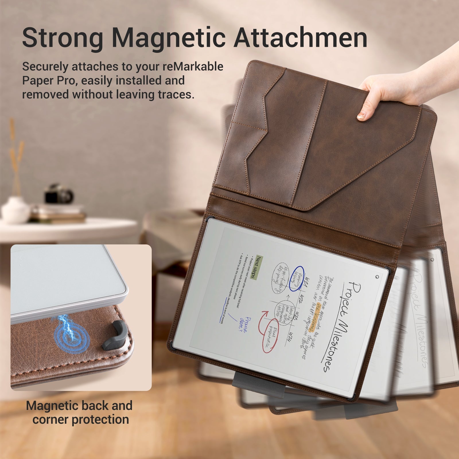 Essentials Leather reMarkable Pro-Edge#Color_Cowhide Brown