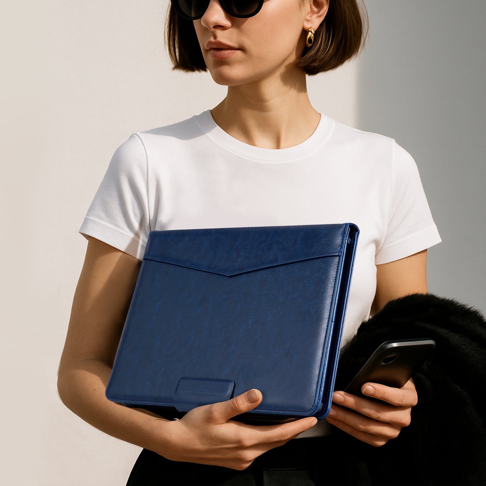 Essentials Leather reMarkable Pro-Edge#Color_Navy Blue