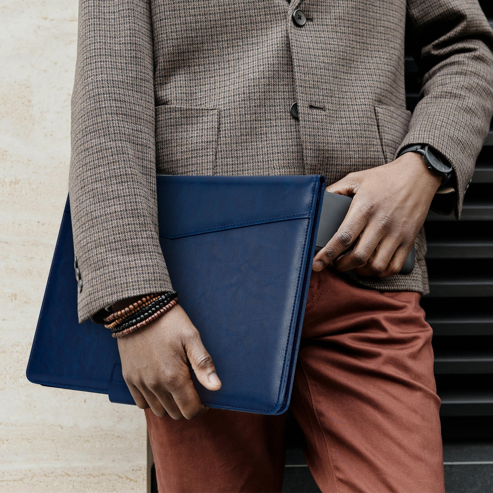 Essentials Leather reMarkable Pro-Edge#Color_Navy Blue
