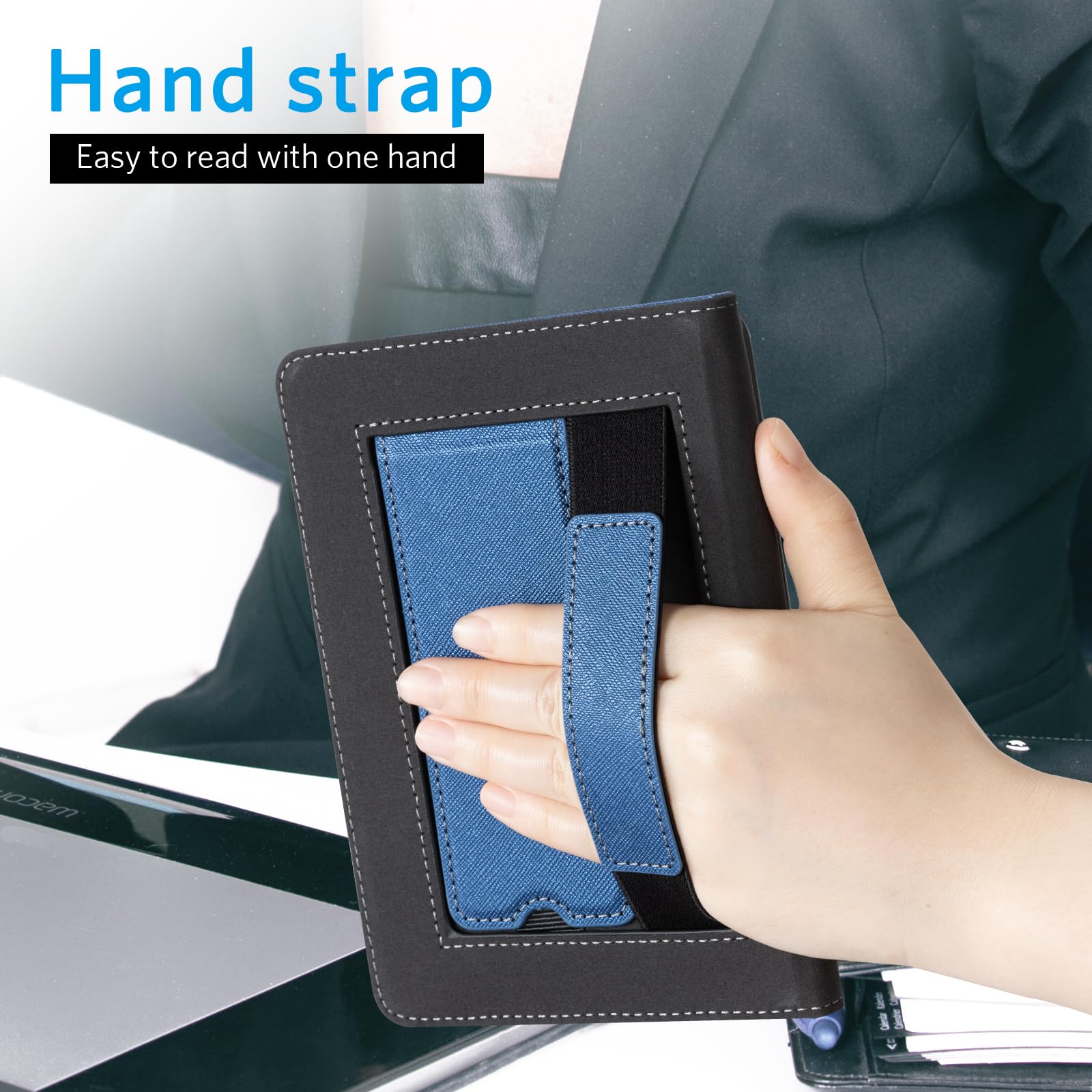 Essentials Luminous Bloom 6 Inch Kindle Stand#Color_Dark Blue