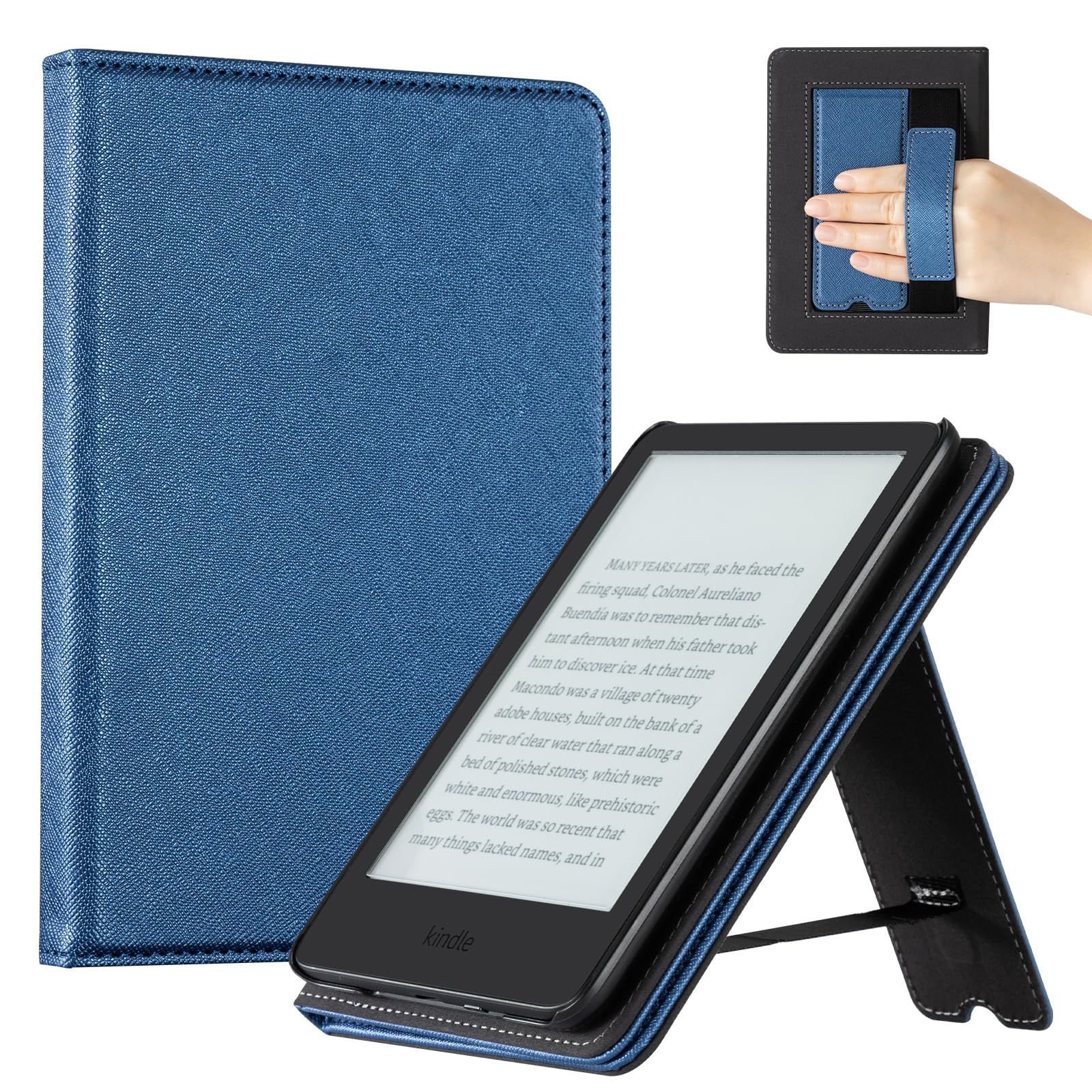 Essentials Luminous Bloom 6 Inch Kindle Stand#Color_Dark Blue
