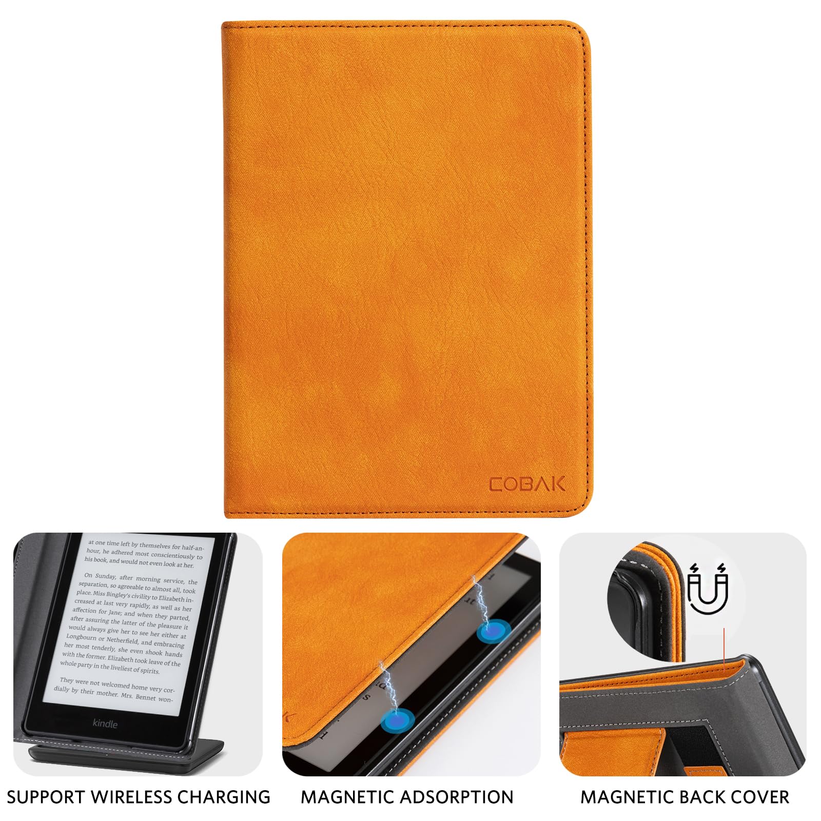 Essentials Luminous Bloom 6 Inch Kindle Stand#Color_Orange
