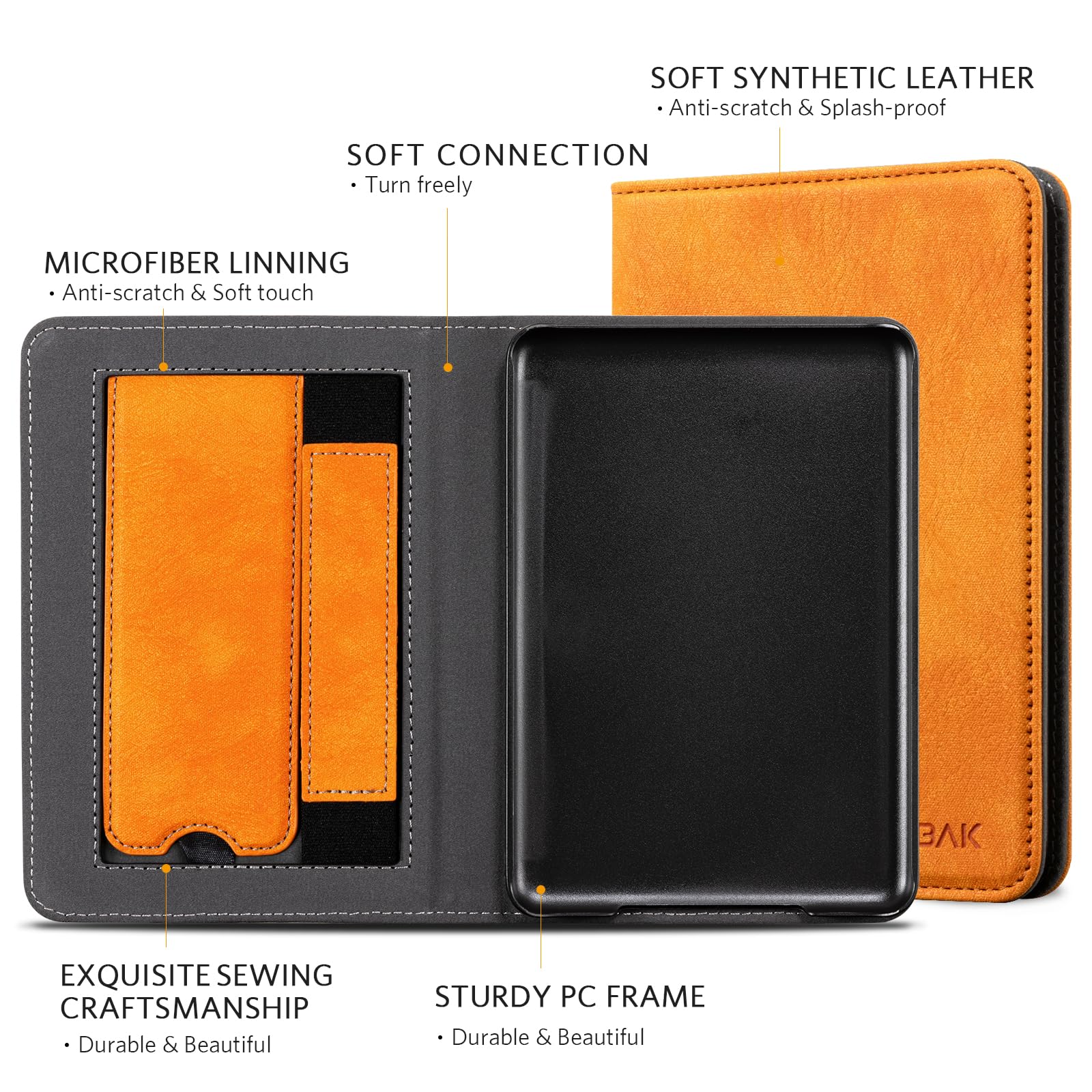 Essentials Luminous Bloom 6 Inch Kindle Stand#Color_Orange