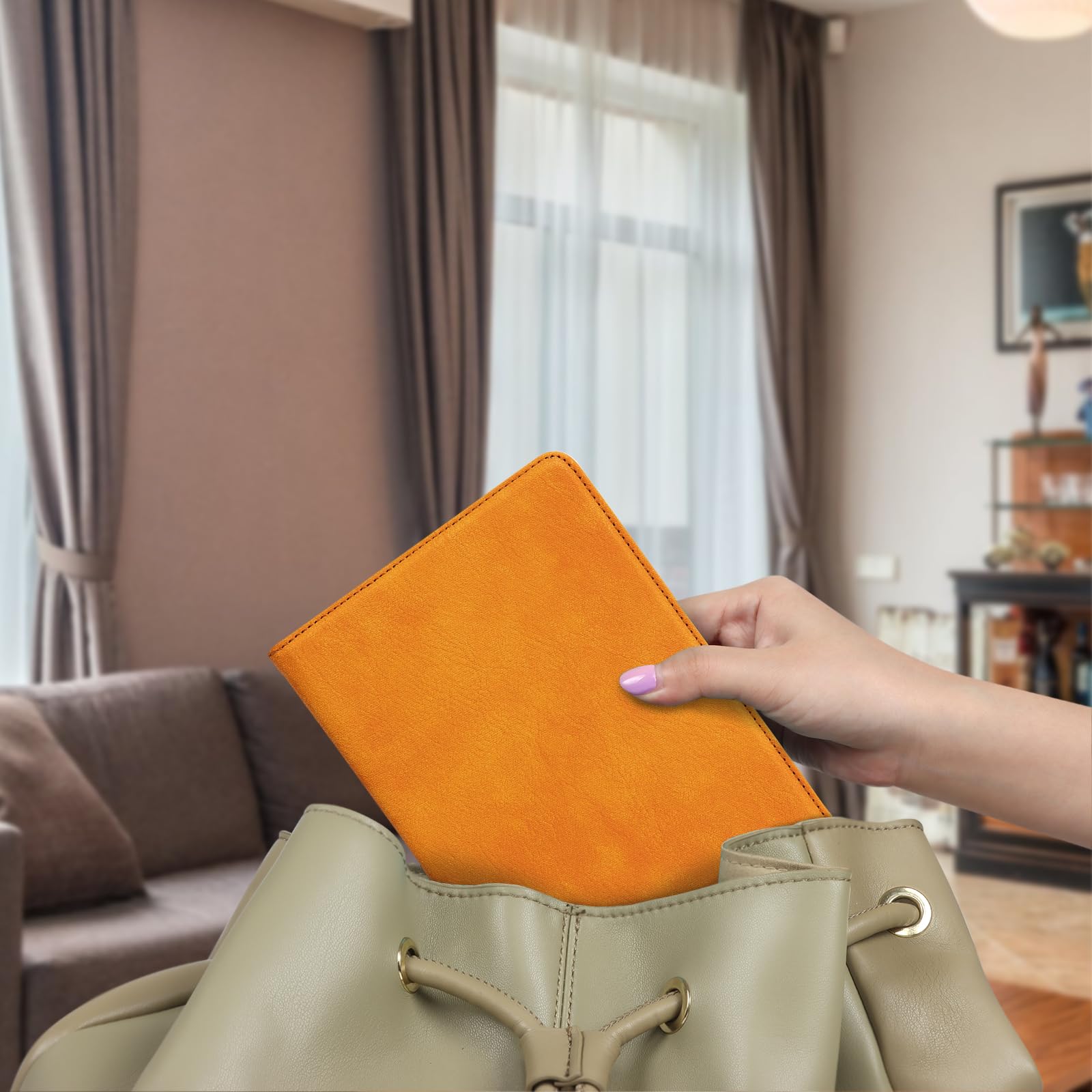 Essentials Luminous Bloom 6 Inch Kindle Stand#Color_Orange